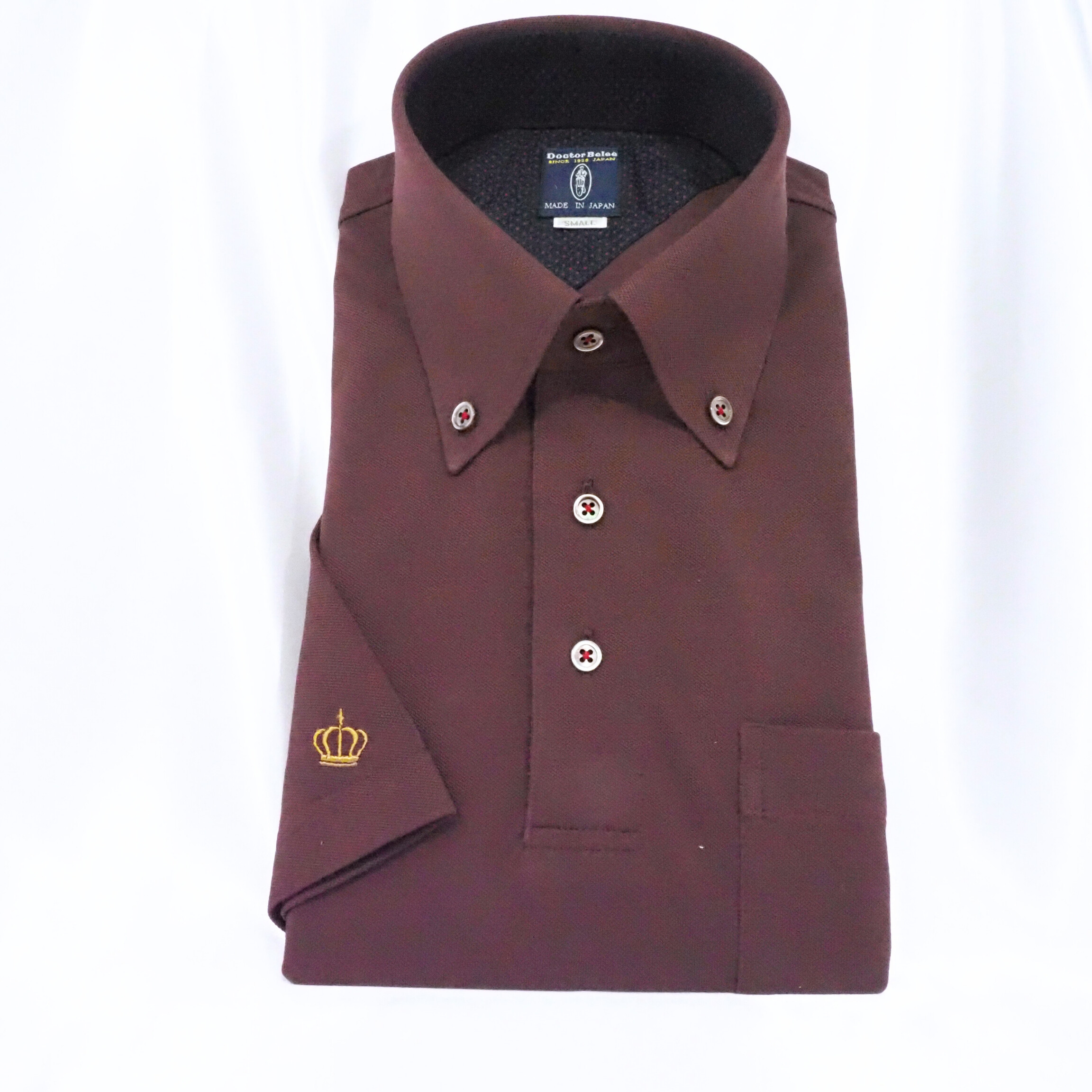 【半袖 3L】ニットポロシャツ　324982-2  ボルドー