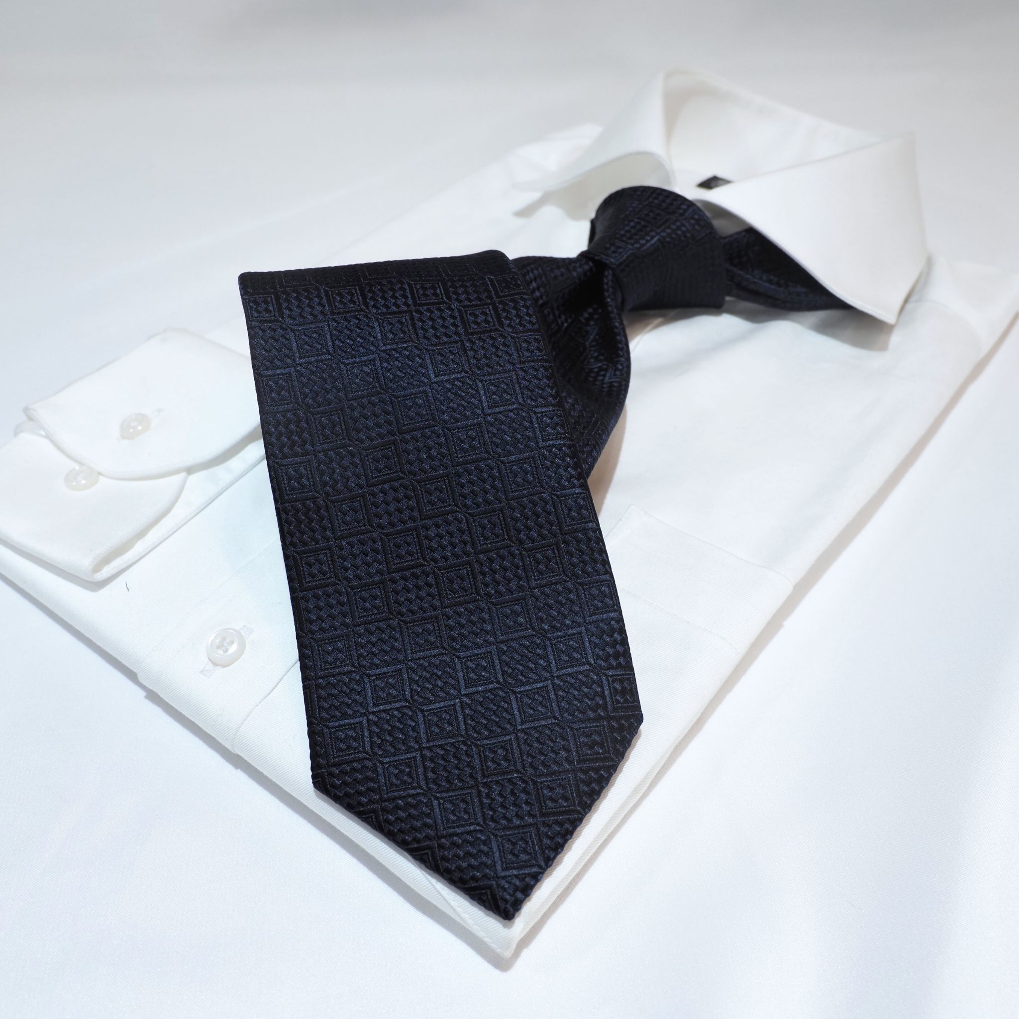 オリジナルソリッドタイ【濃紺】②