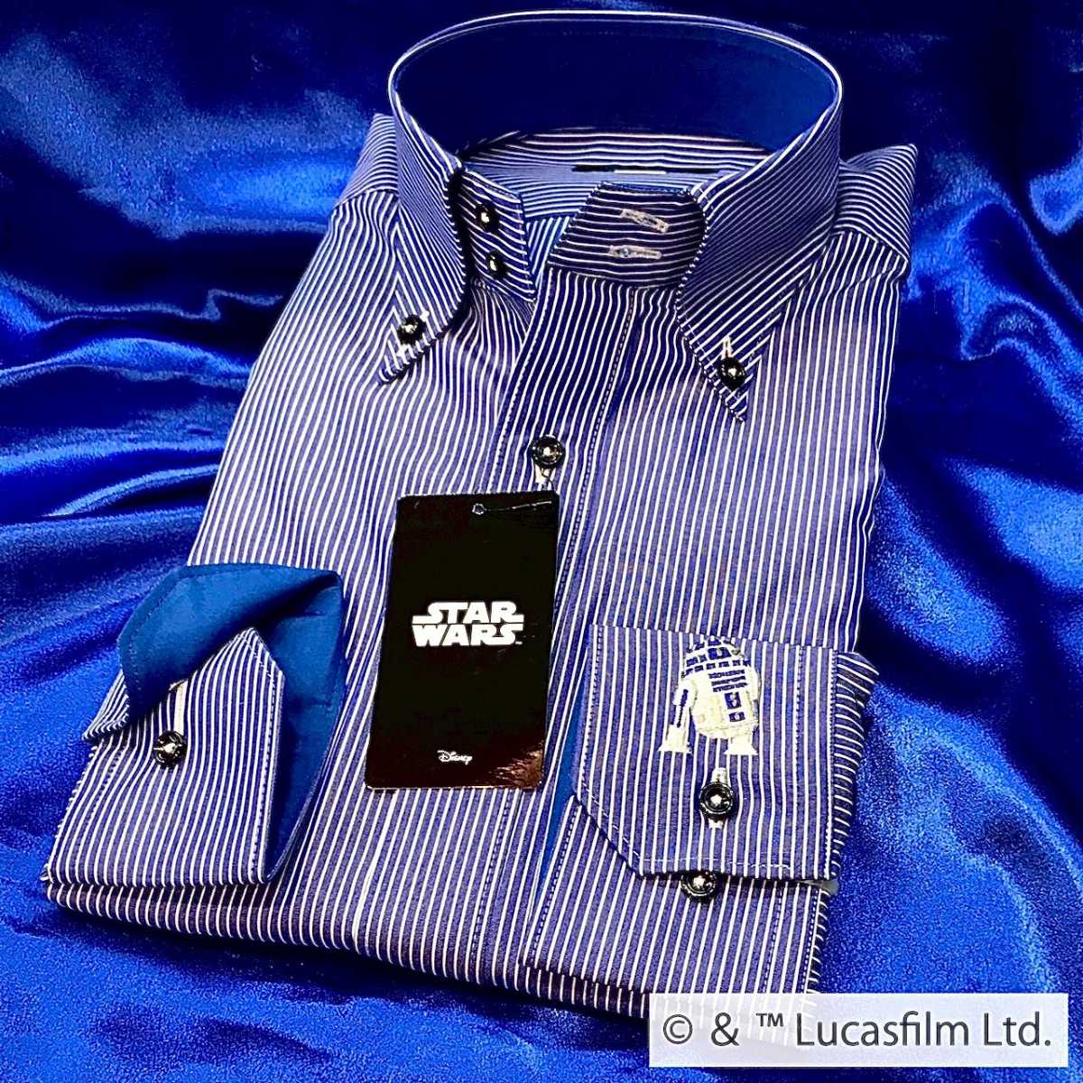 【STAR WARS / R2-D2】長袖ワイシャツLサイズ