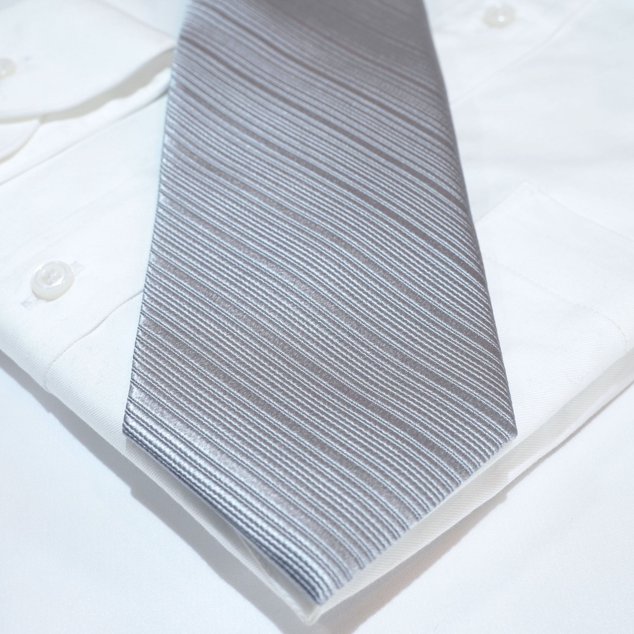 オリジナルソリッドタイ【シルバー】④