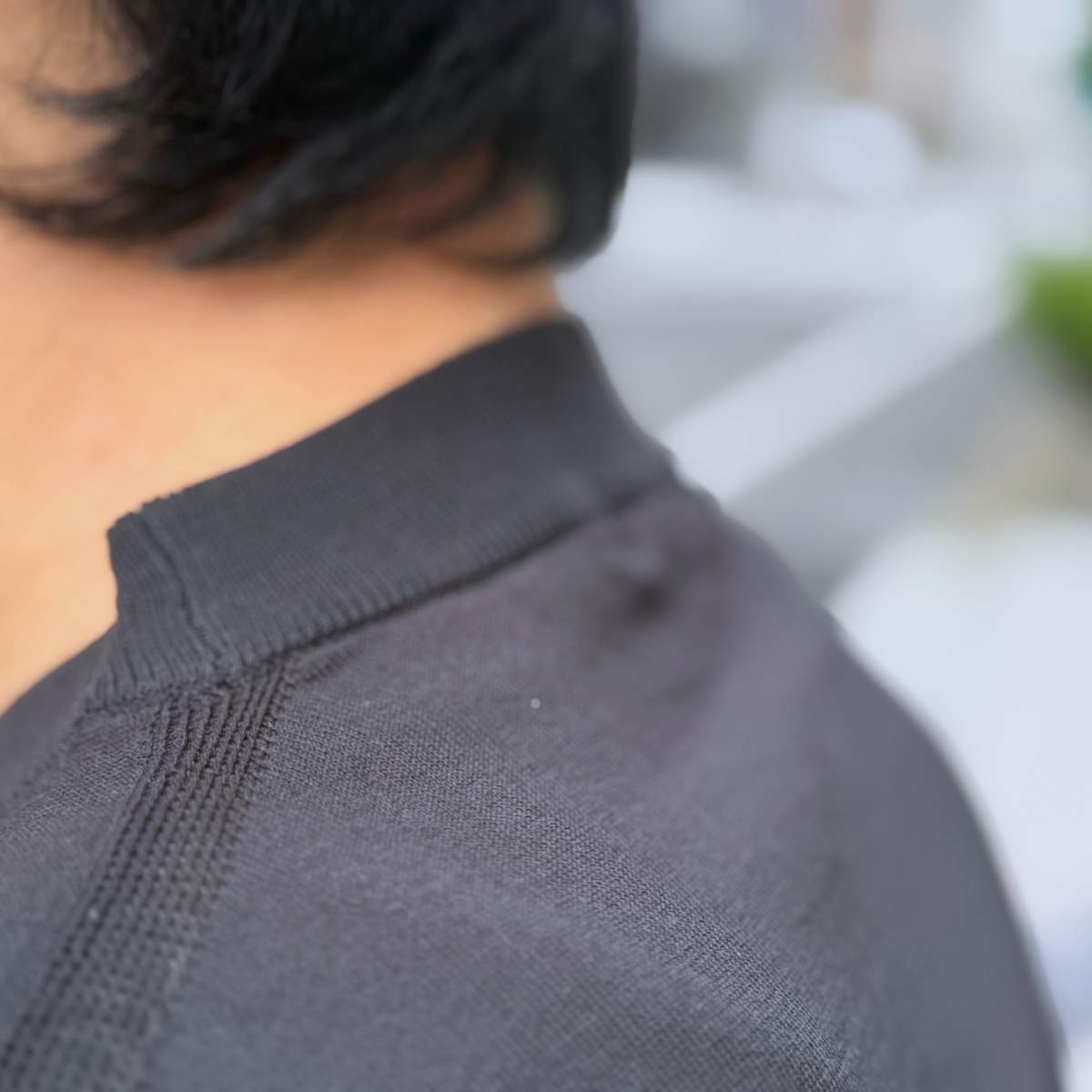 【半袖サマーニット クルーネック M】 KN6102-26DB-1