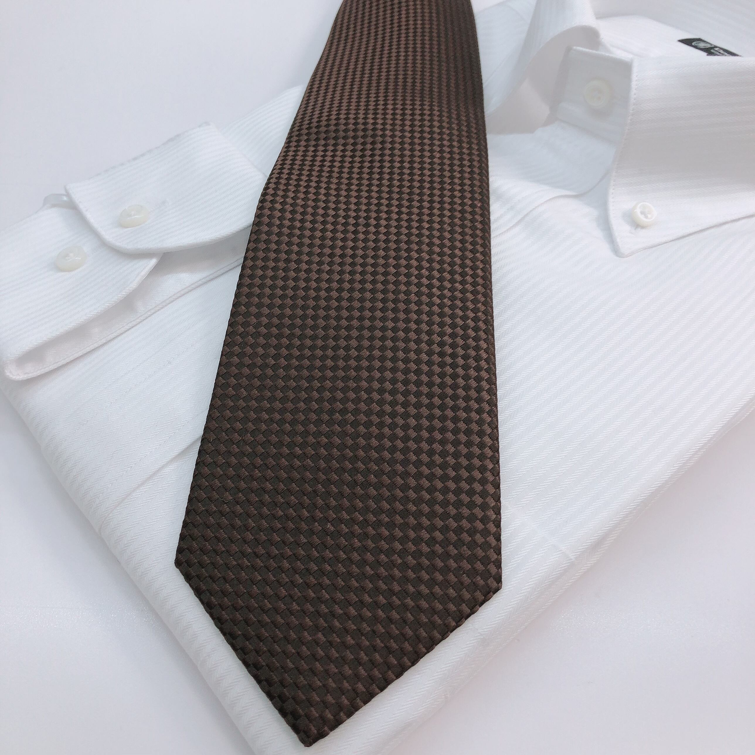 ソリッドタイ【ブラウン】