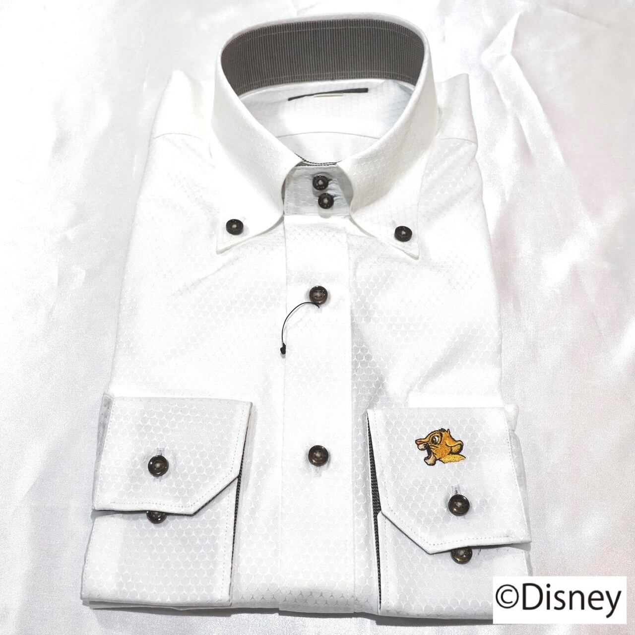 【Disney】ライオン・キング/刺繍ワイシャツ　【L】
