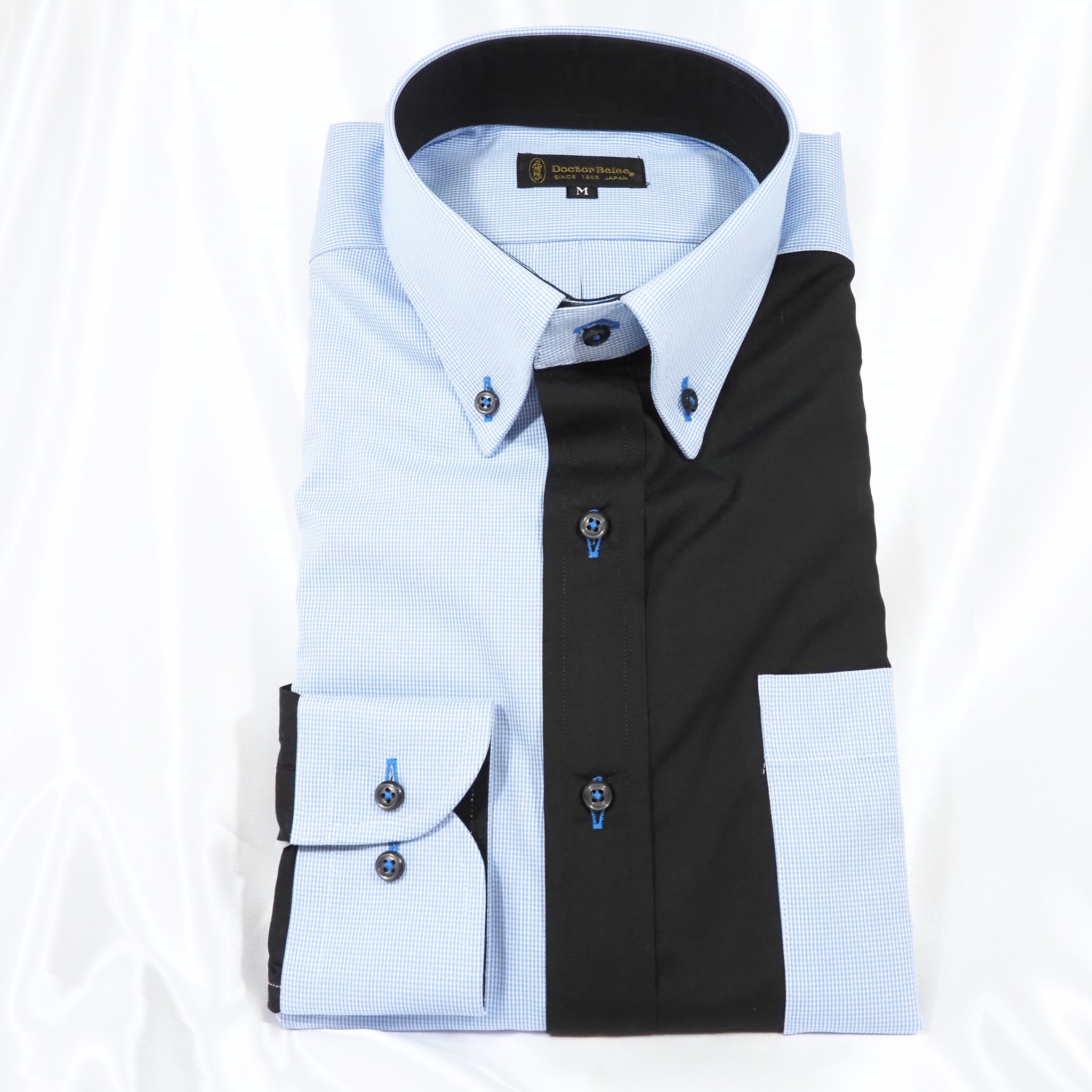 長袖クレイジーシャツ【L】3415