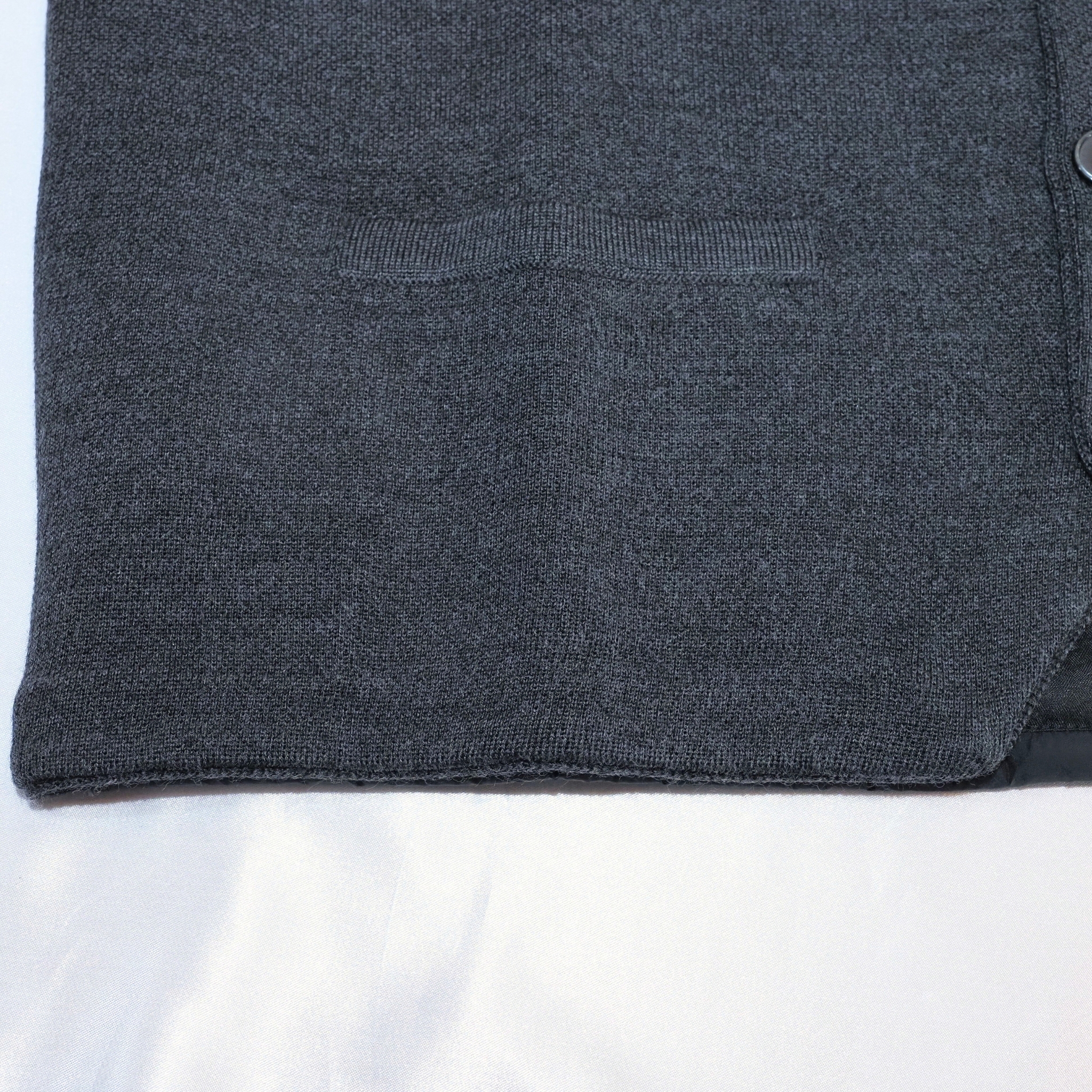 【オリジナルニットベスト M】チャコール KN5103-25DB-4