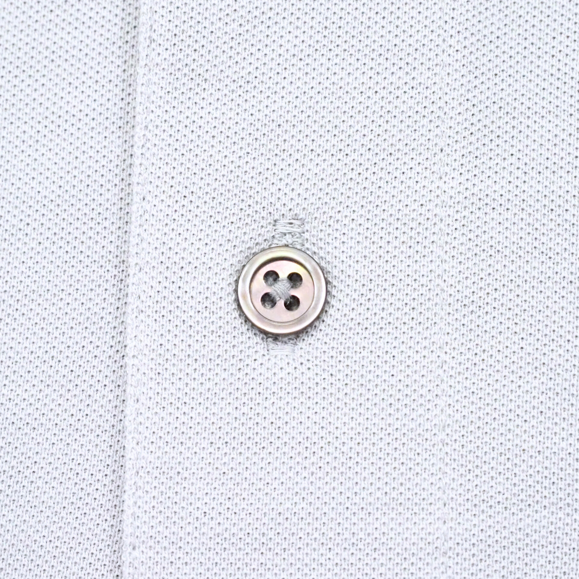 【半袖 L】ニットポロシャツ　324982-3  グレー