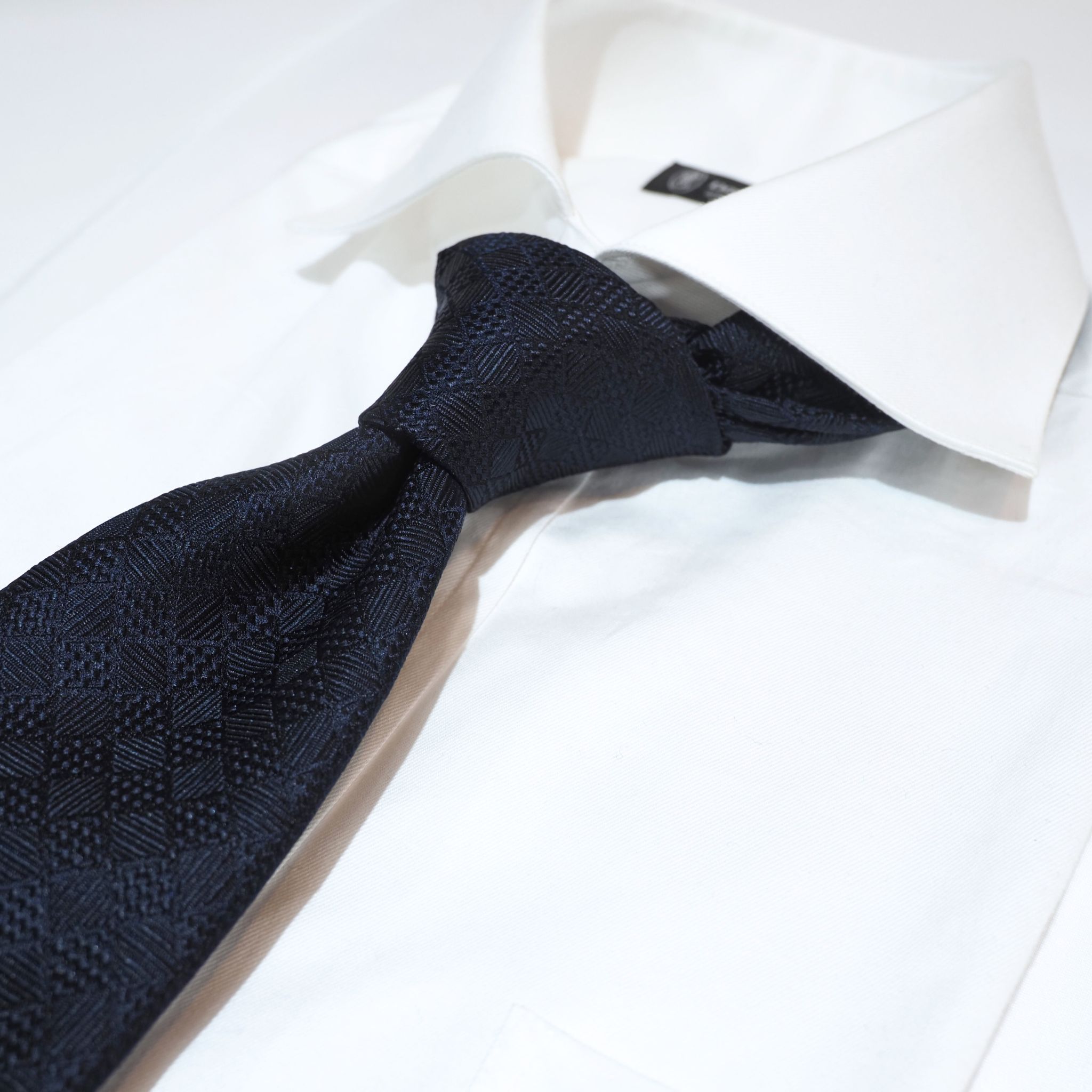 オリジナルソリッドタイ【濃紺】⑦