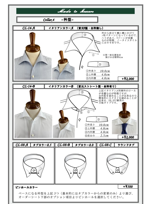 ドクターベリーのオーダーシャツとは？