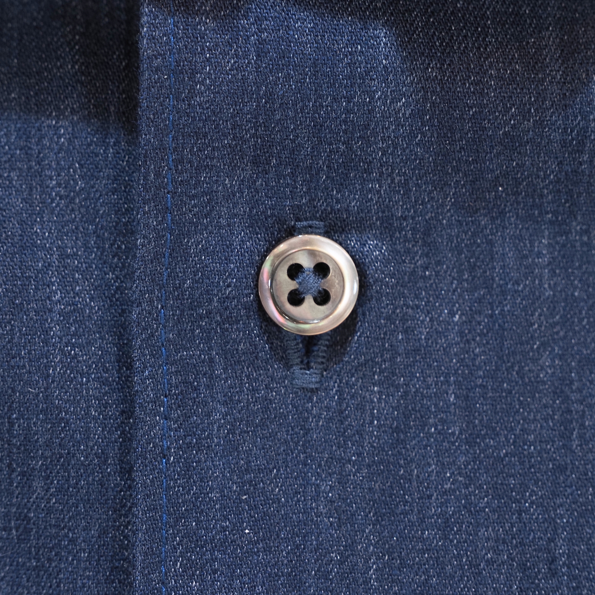 【シャンブレー LL】ビジネスカジュアルシャツ長袖 N326101-2