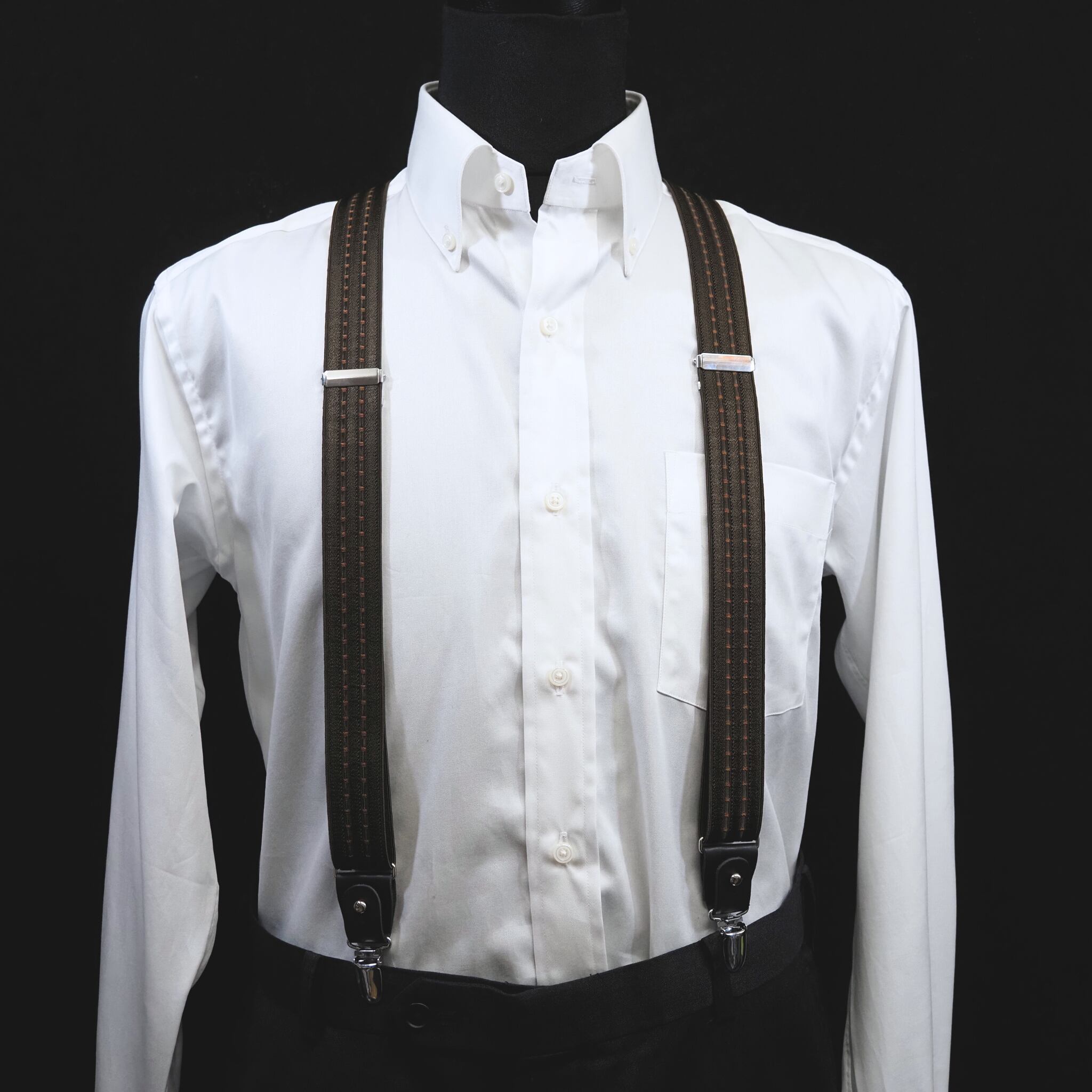 サスペンダー【ブラウン】