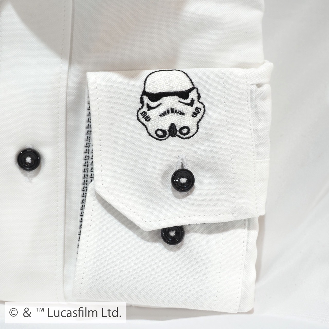 【STAR WARS / ストームトルーパー】長袖ワイシャツSサイズ