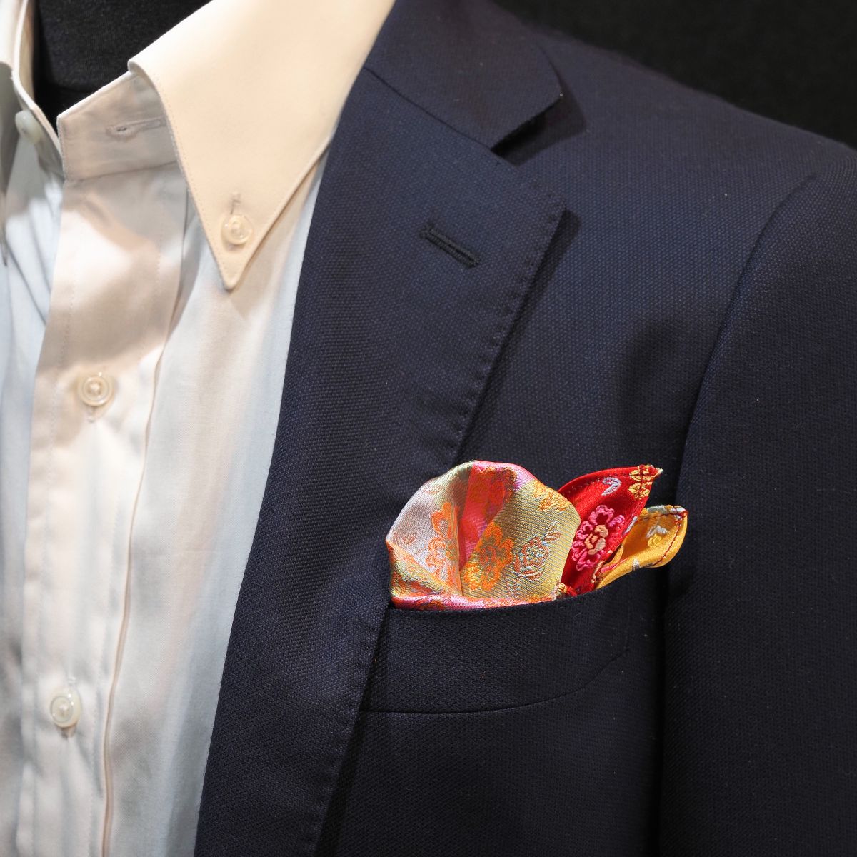 VANNERS Silk ポケットチーフ