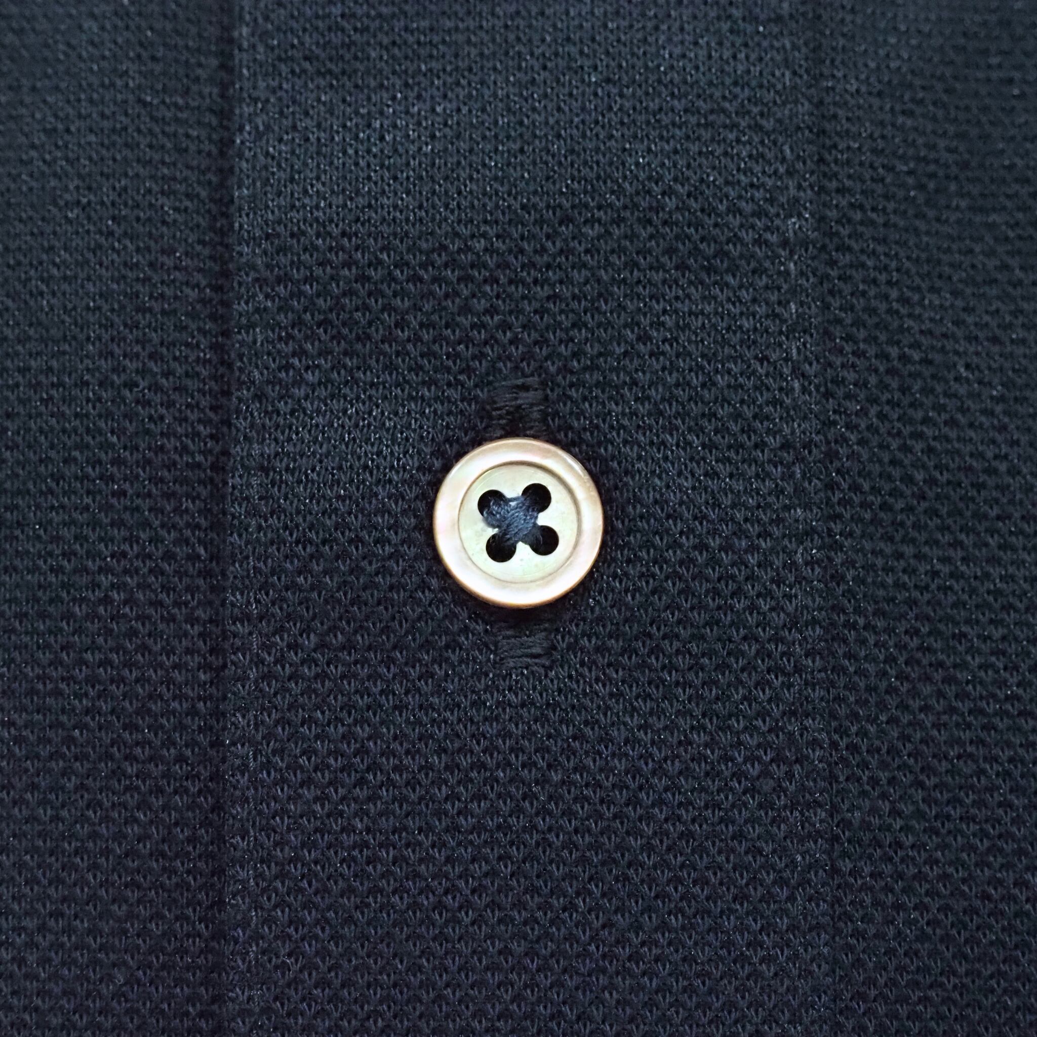 【半袖 L】ニットポロシャツ　324988-1 　ネイビー