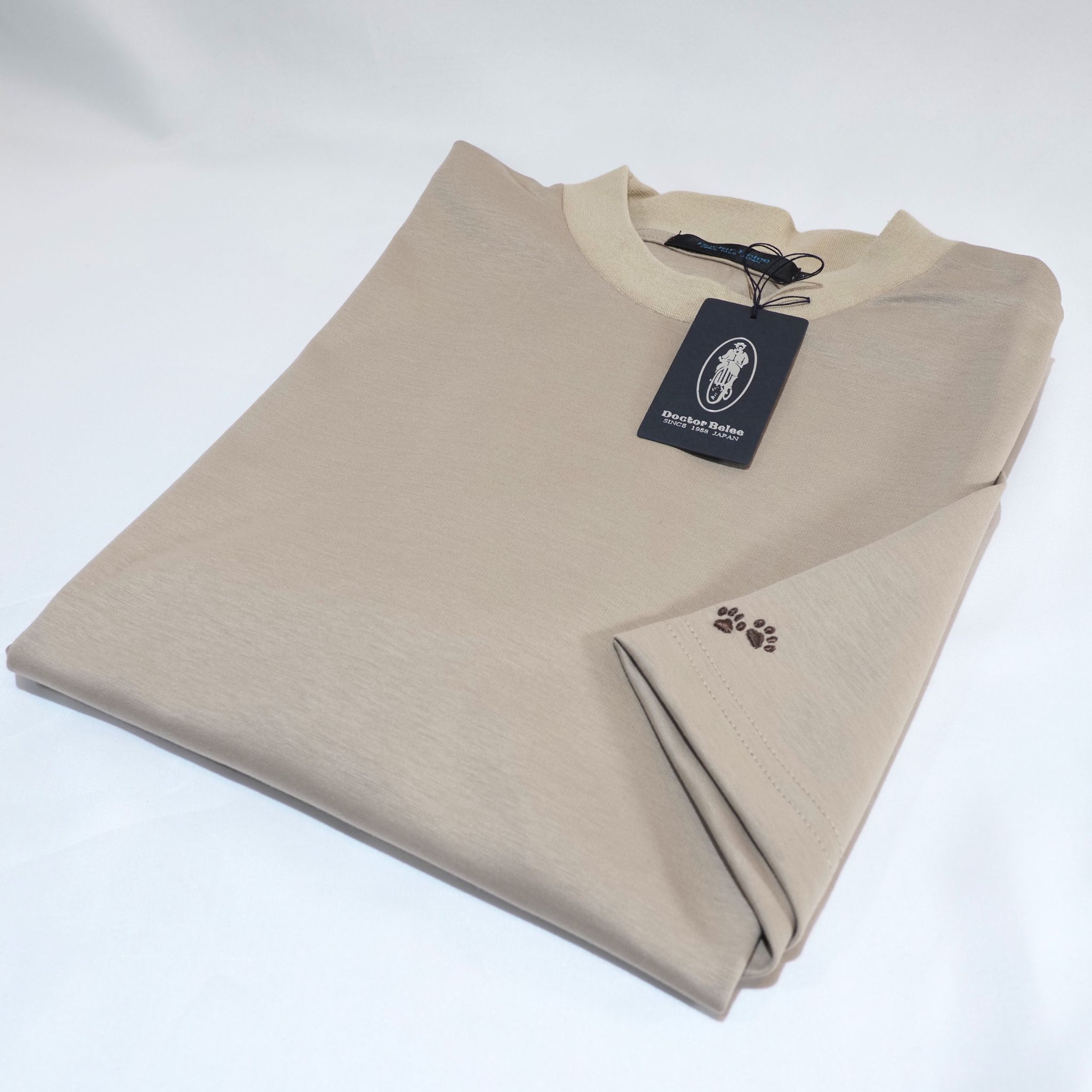 【半袖 M】N326141-2 ドレスTシャツ　ベージュ