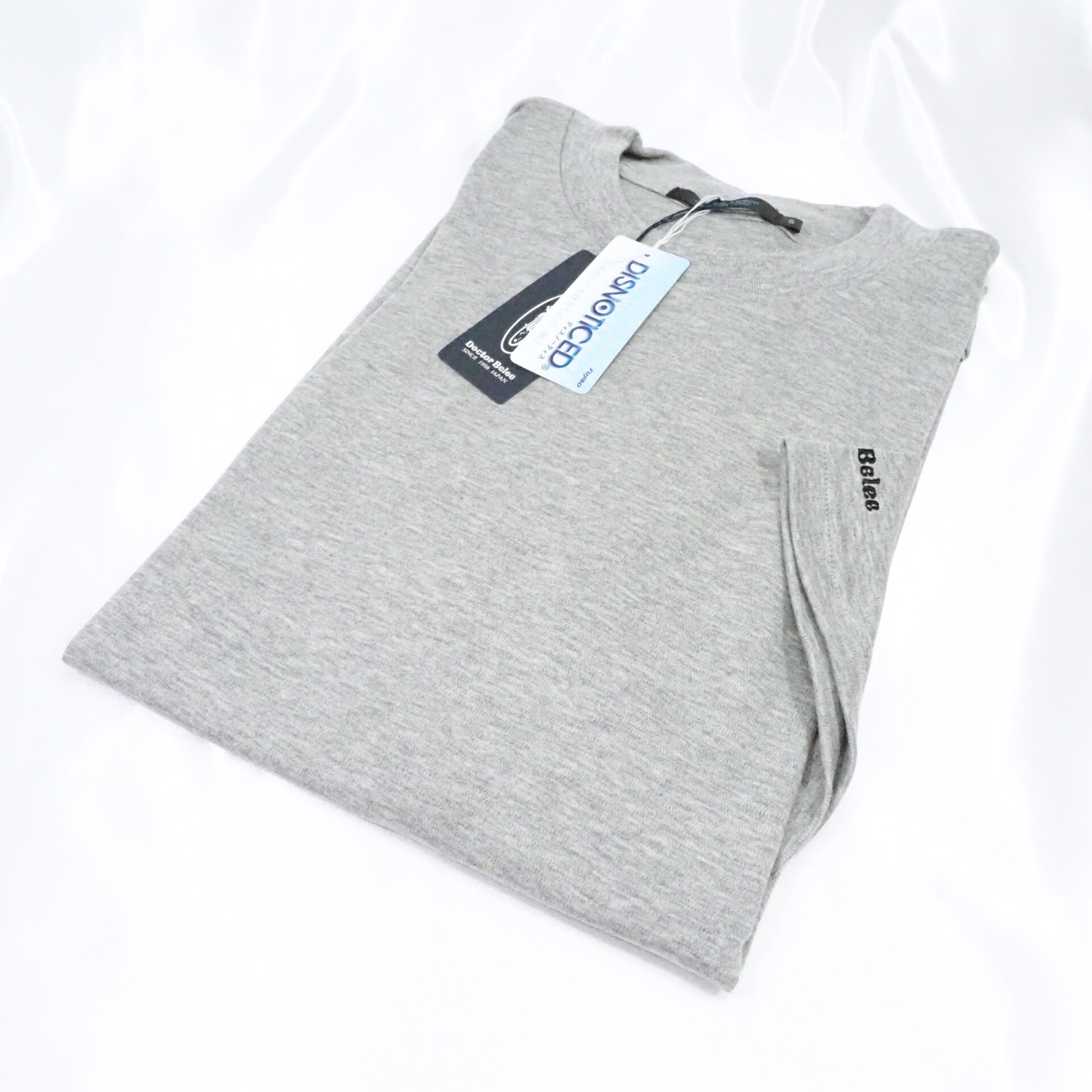 【半袖 LL】N325114 ドレスTシャツ　モクグレー