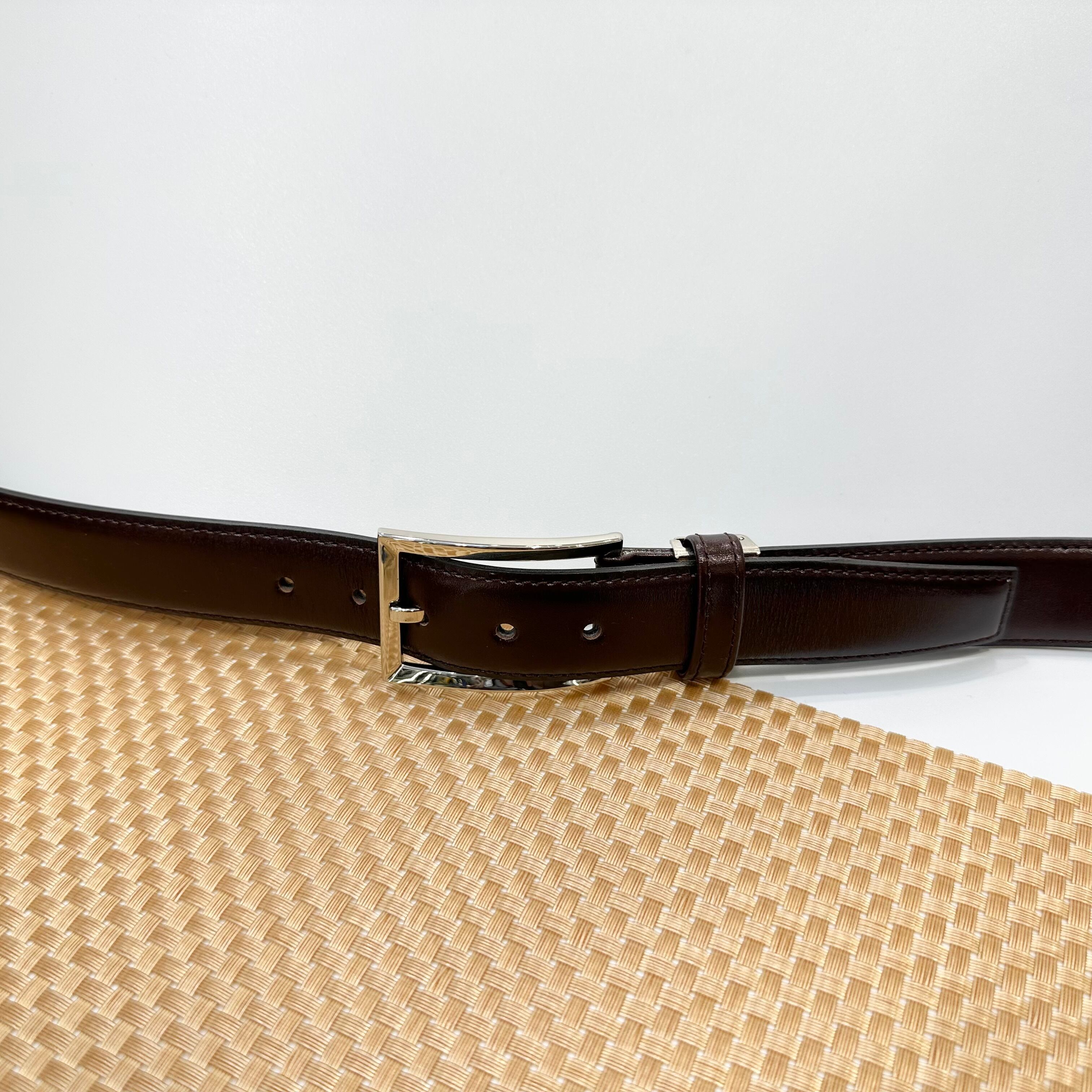 国産本革ベルト【濃茶】