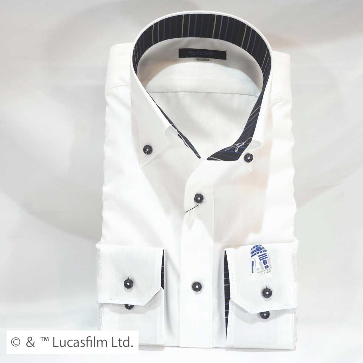 【STAR WARS / R2-D2】長袖ワイシャツ3Lサイズ