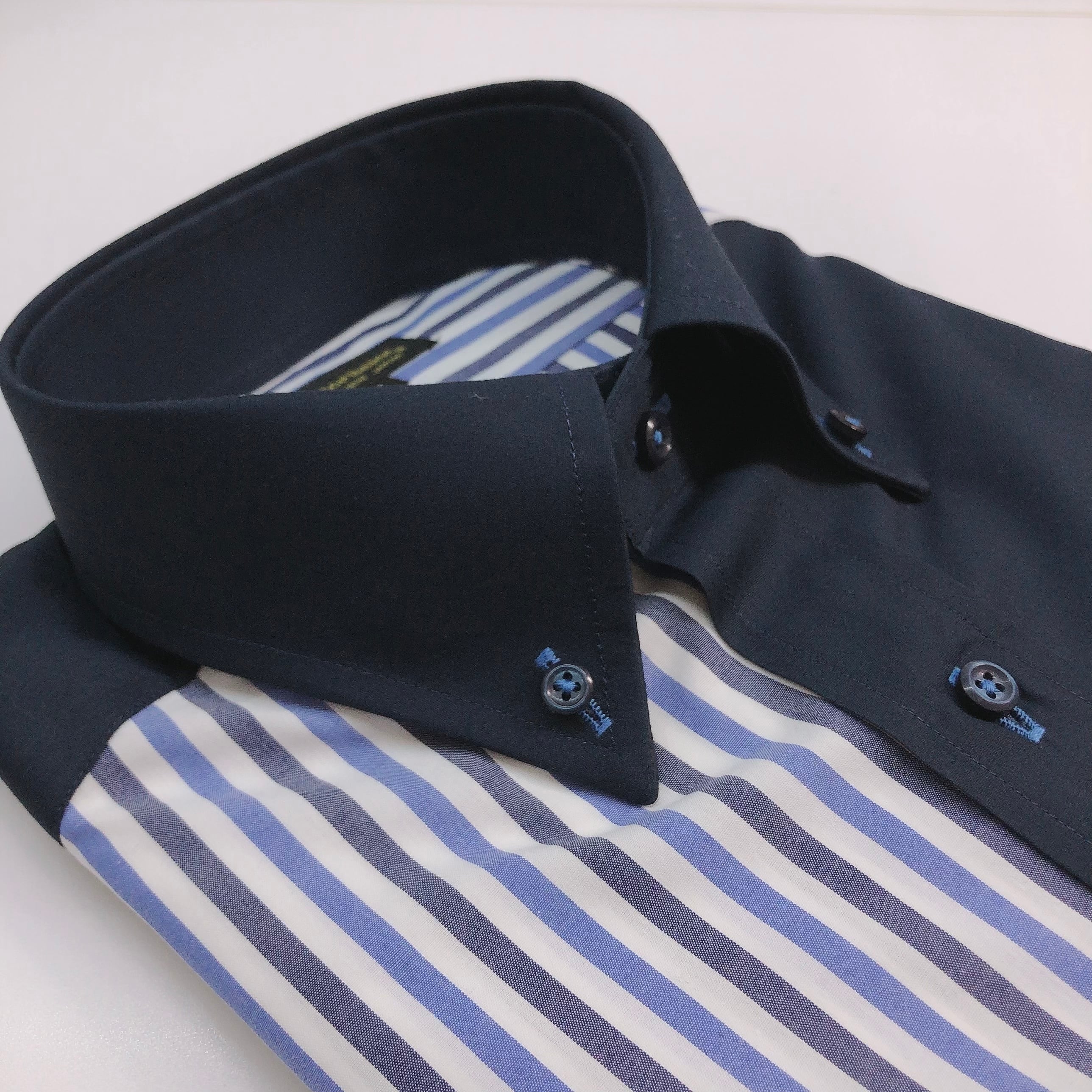 長袖クレイジーシャツ【M】3357