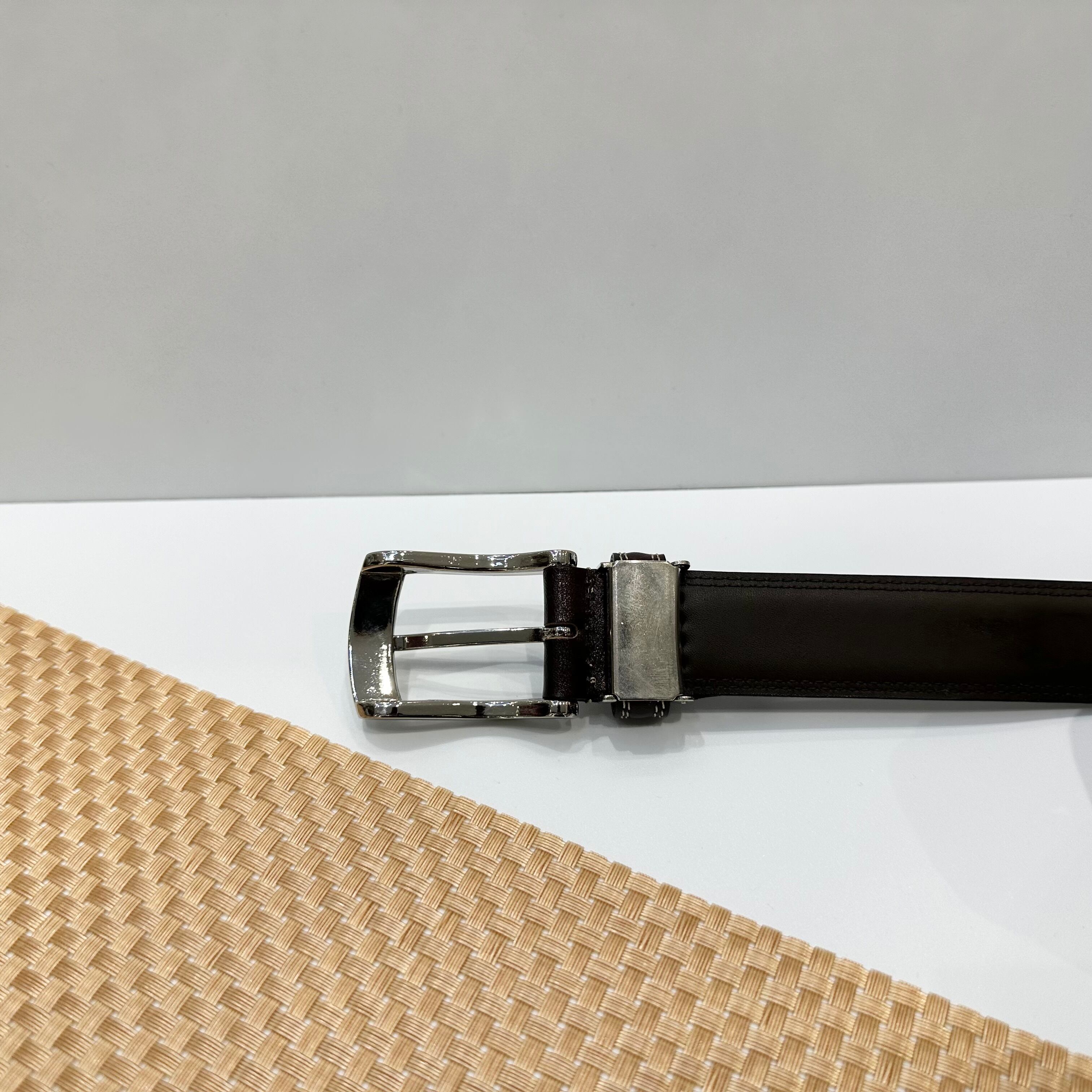 国産本革ベルト【茶】