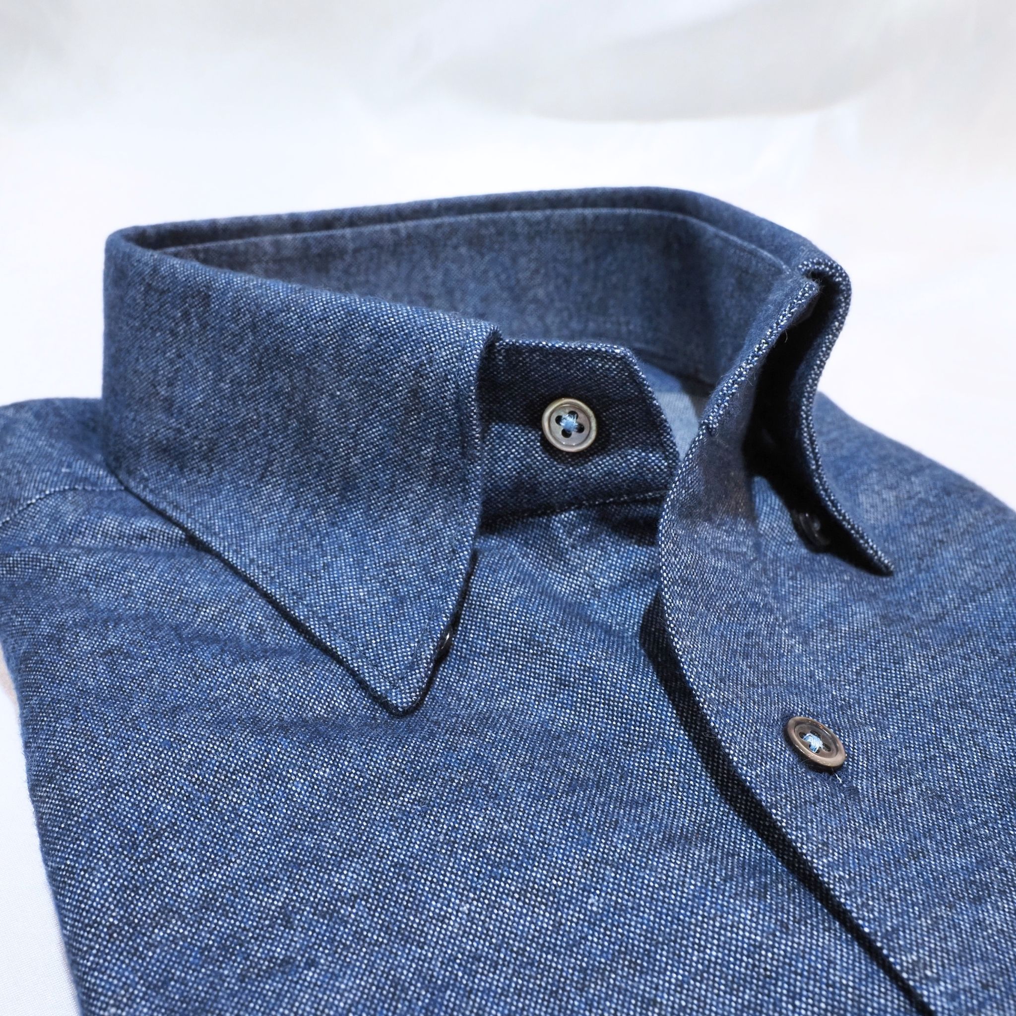 【ブラッシュドコットン L】ビジネスカジュアルシャツ長袖 N325121