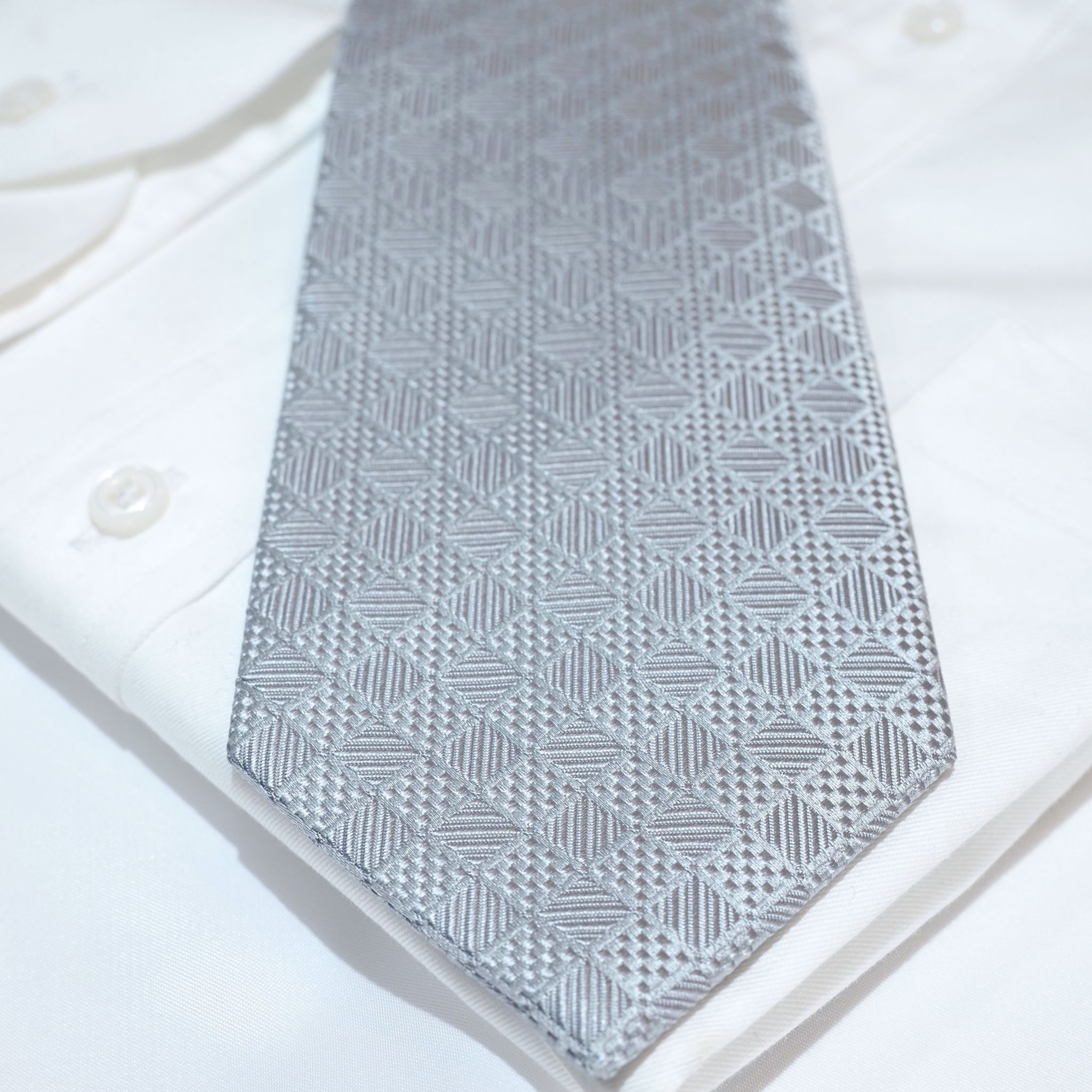 オリジナルソリッドタイ【シルバー】⑤