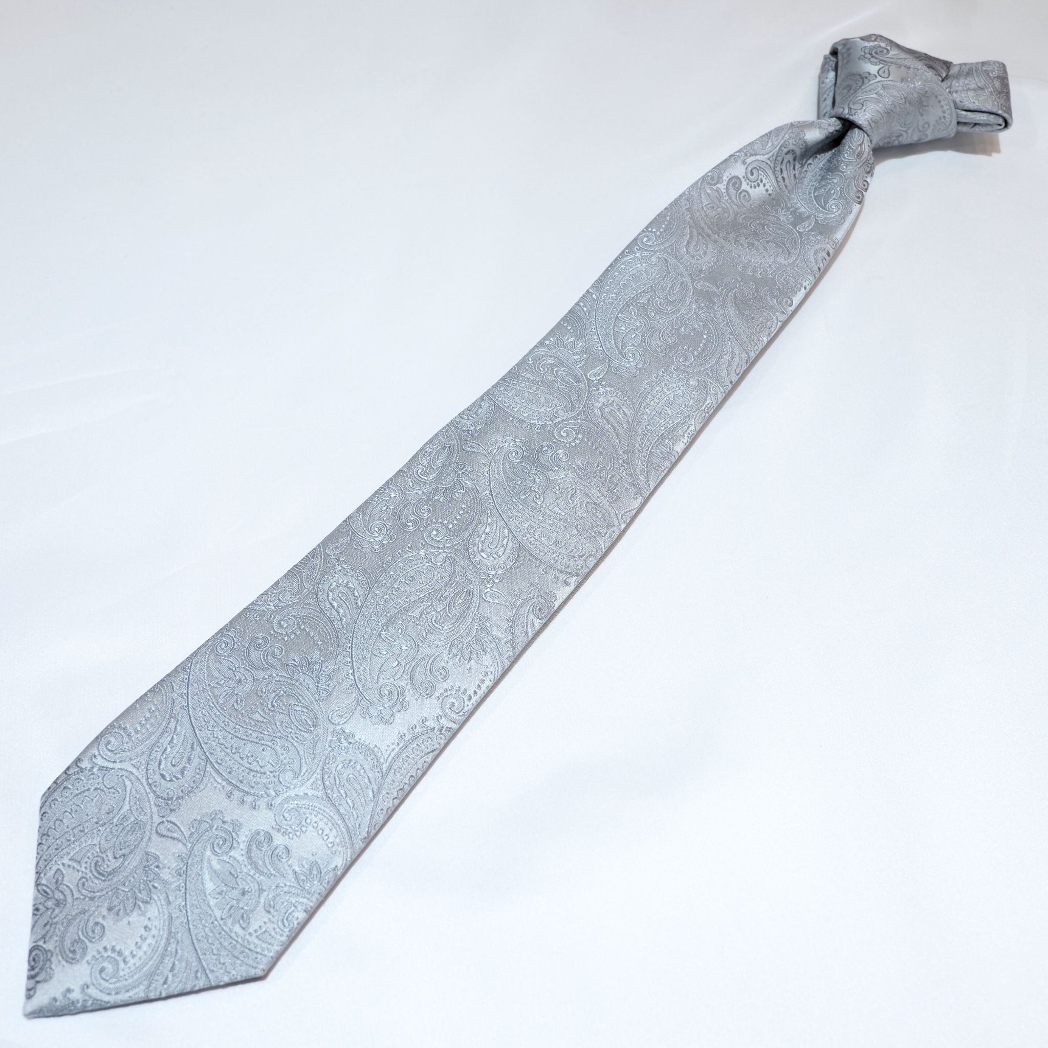 オリジナルソリッドタイ【シルバー】③