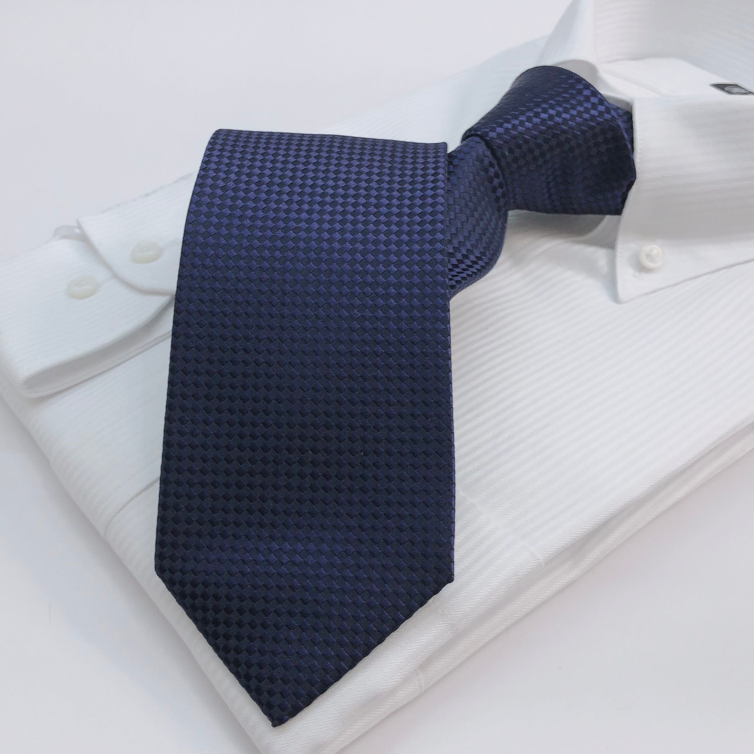 ソリッドタイ【紺】