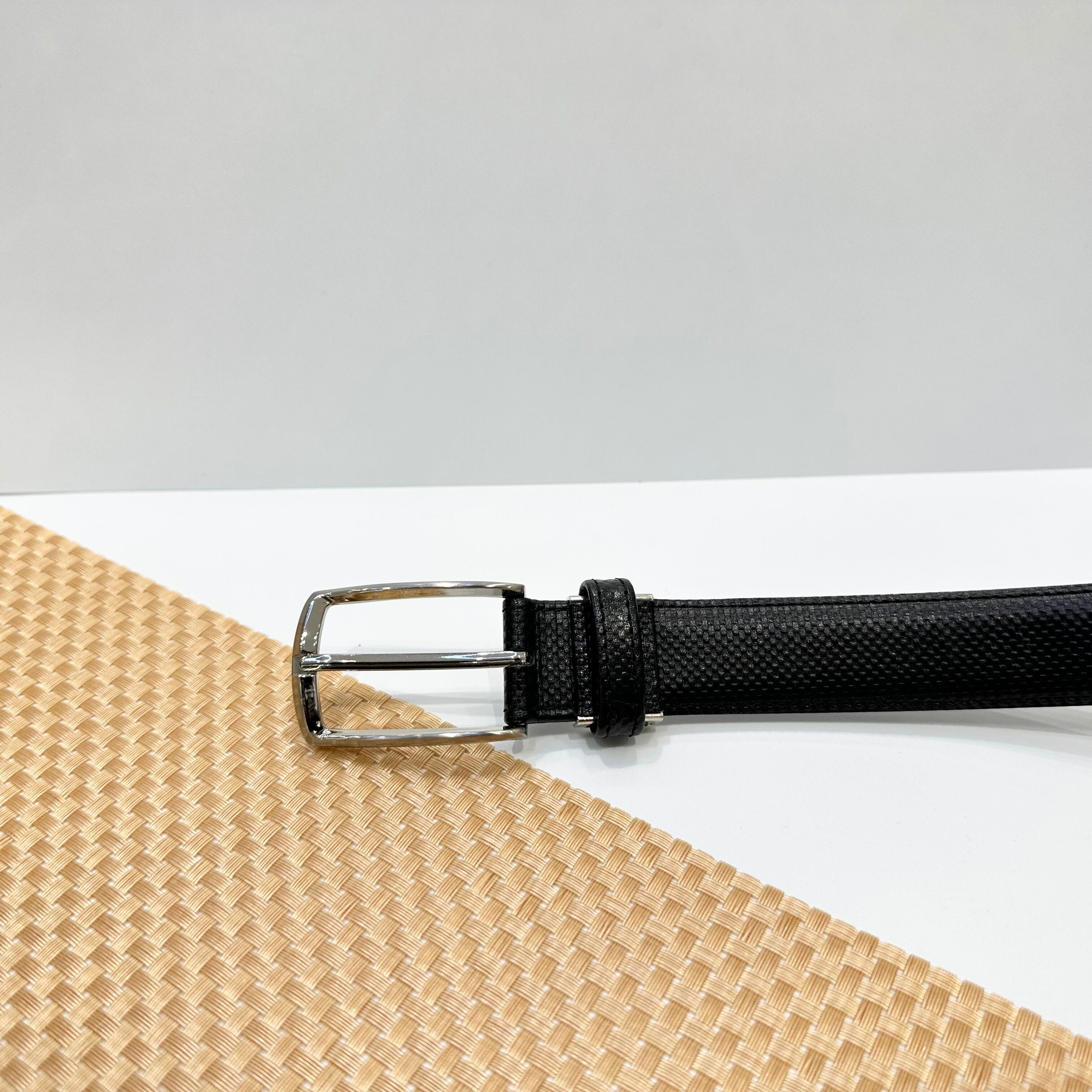 国産本革ベルト【黒】