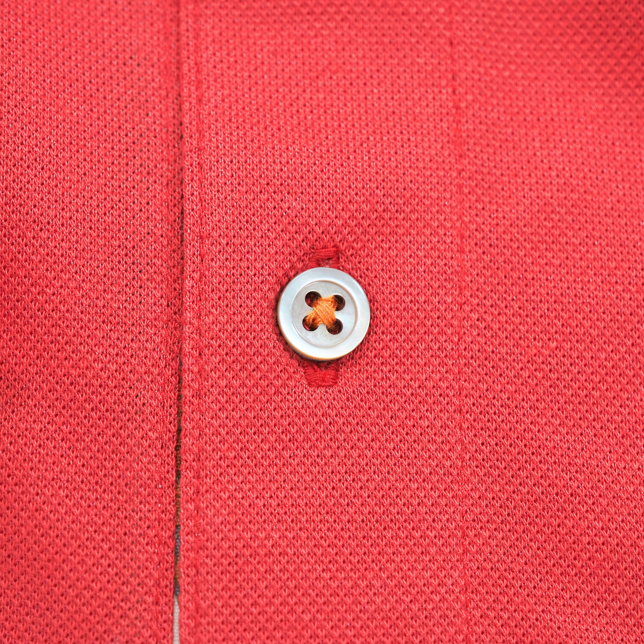 【半袖 LL】ニットポロシャツ 323961-2 レッド