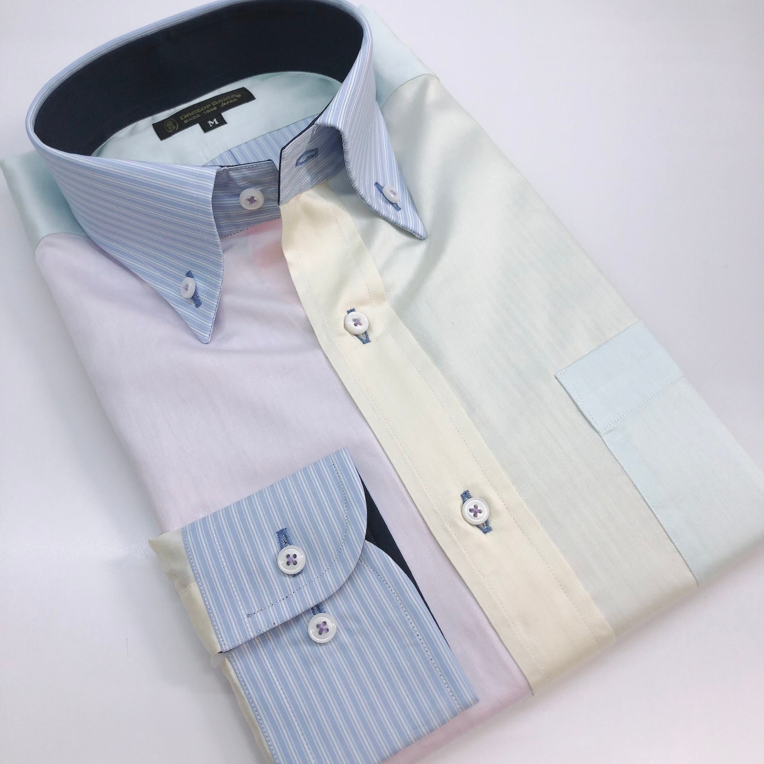 長袖クレイジーシャツ【LL】3370