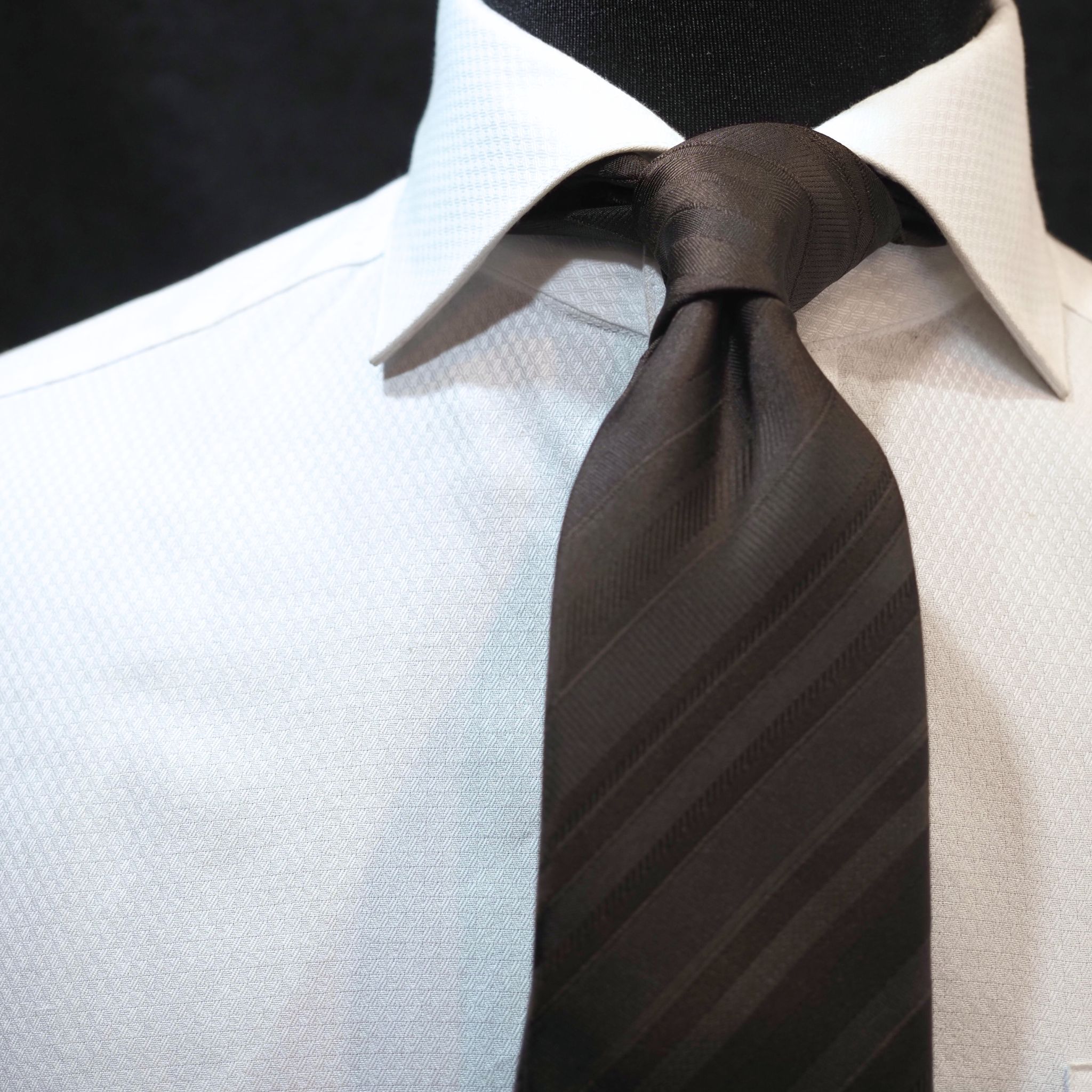 オリジナルソリッドタイ【ブラウン】①