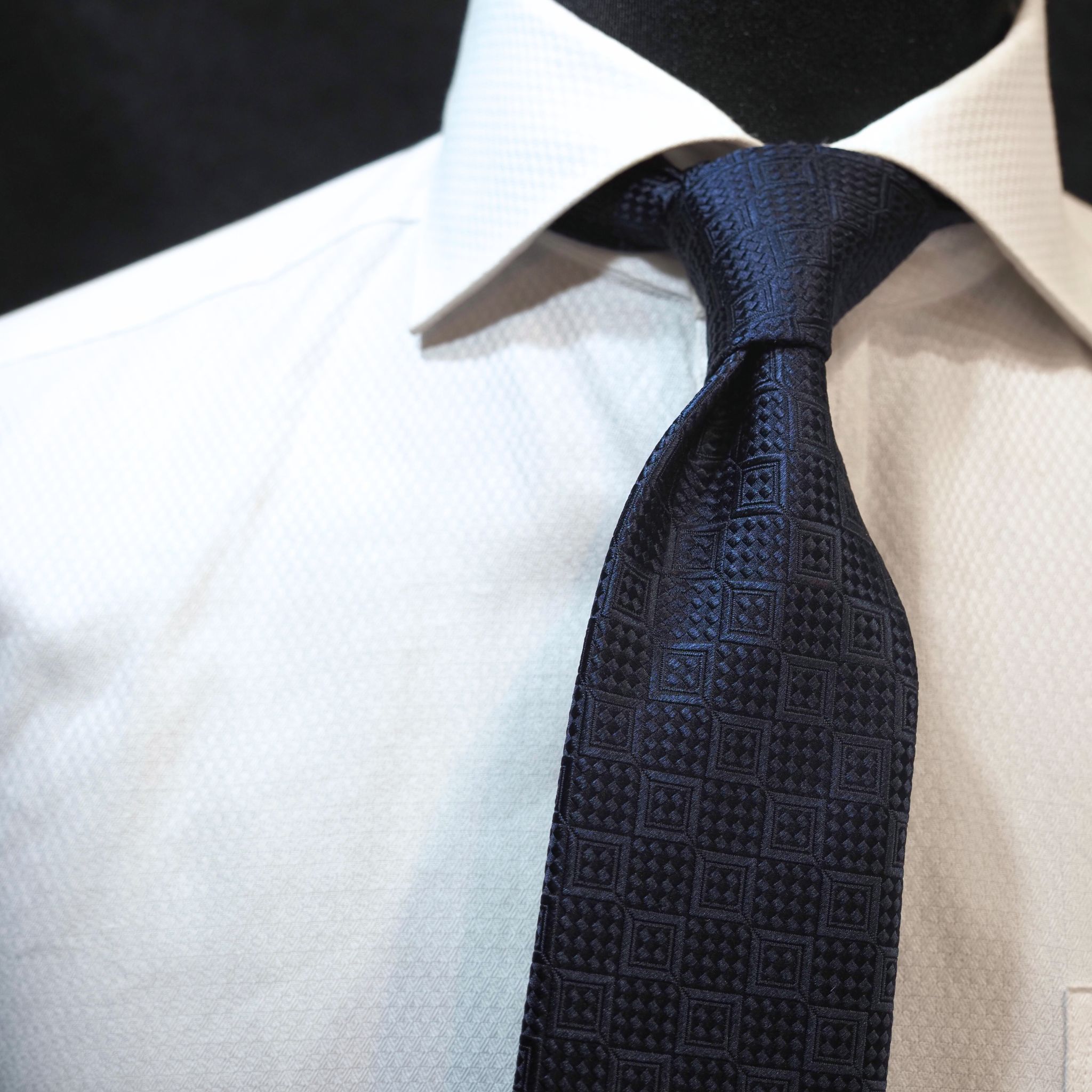 オリジナルソリッドタイ【濃紺】②