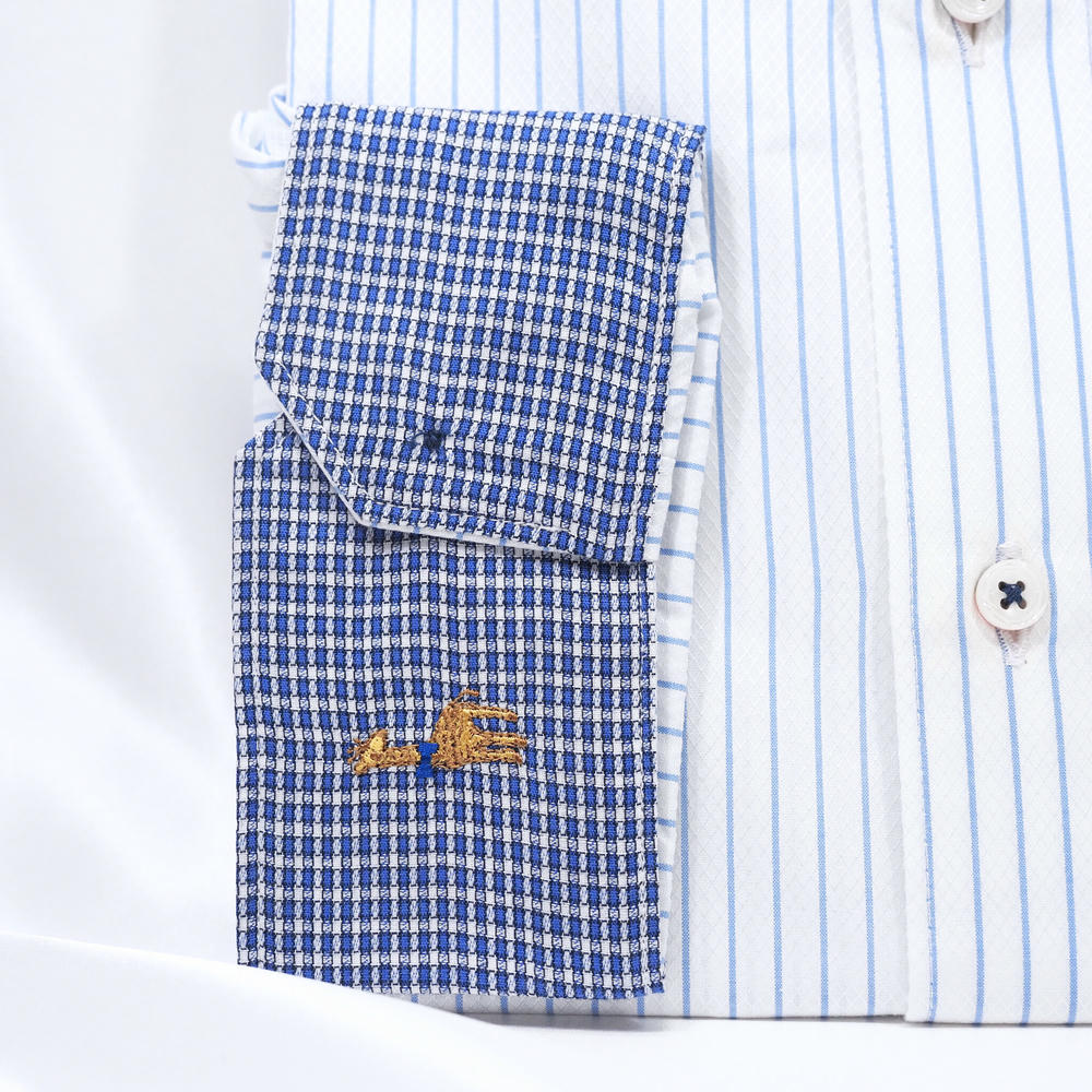 【七分袖 Mスリム】38834-1