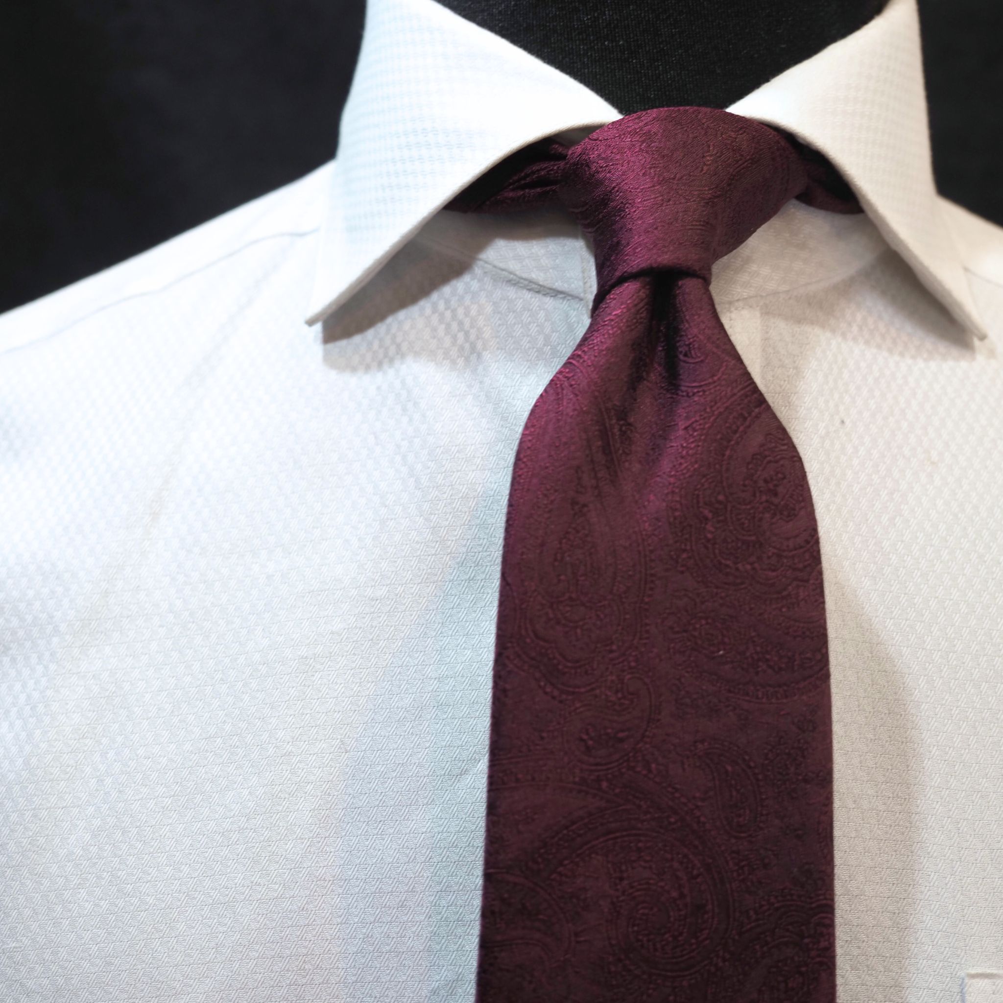 オリジナルソリッドタイ【エンジ】③