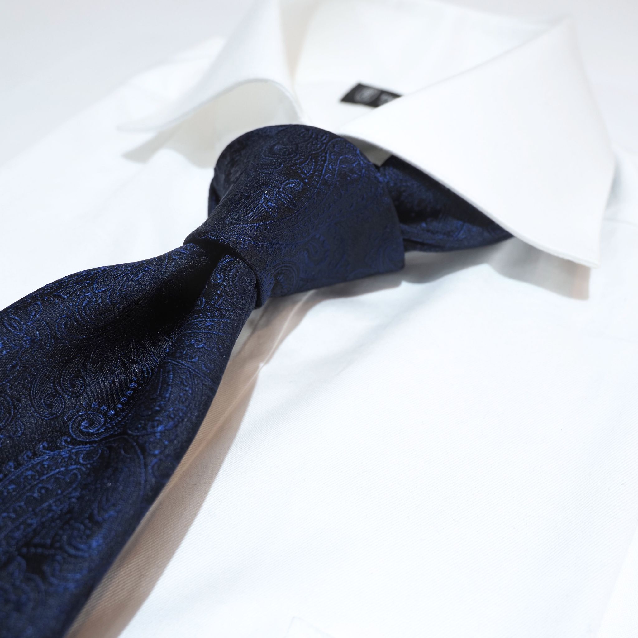 オリジナルソリッドタイ【紺】⑧