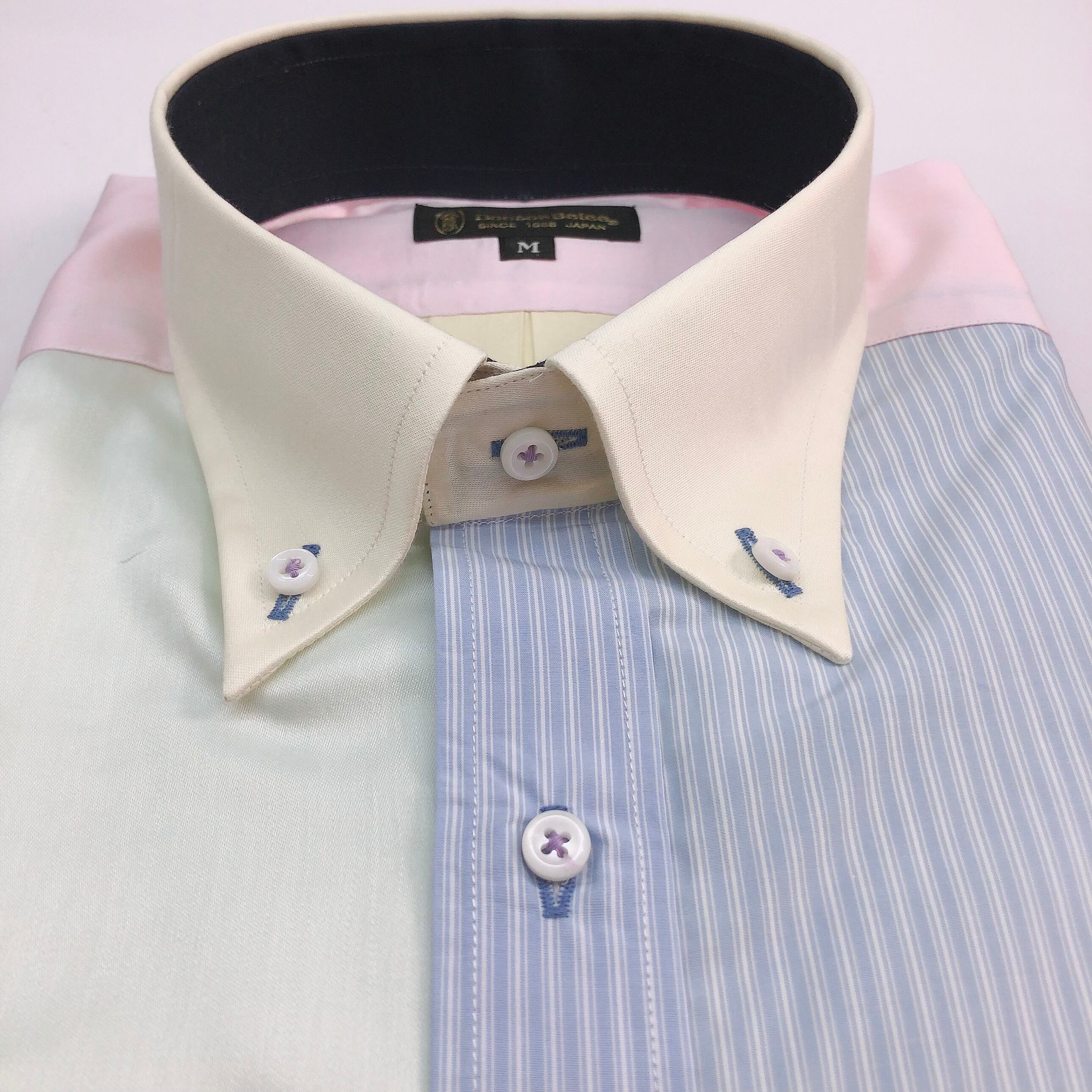 長袖クレイジーシャツ【M】3372