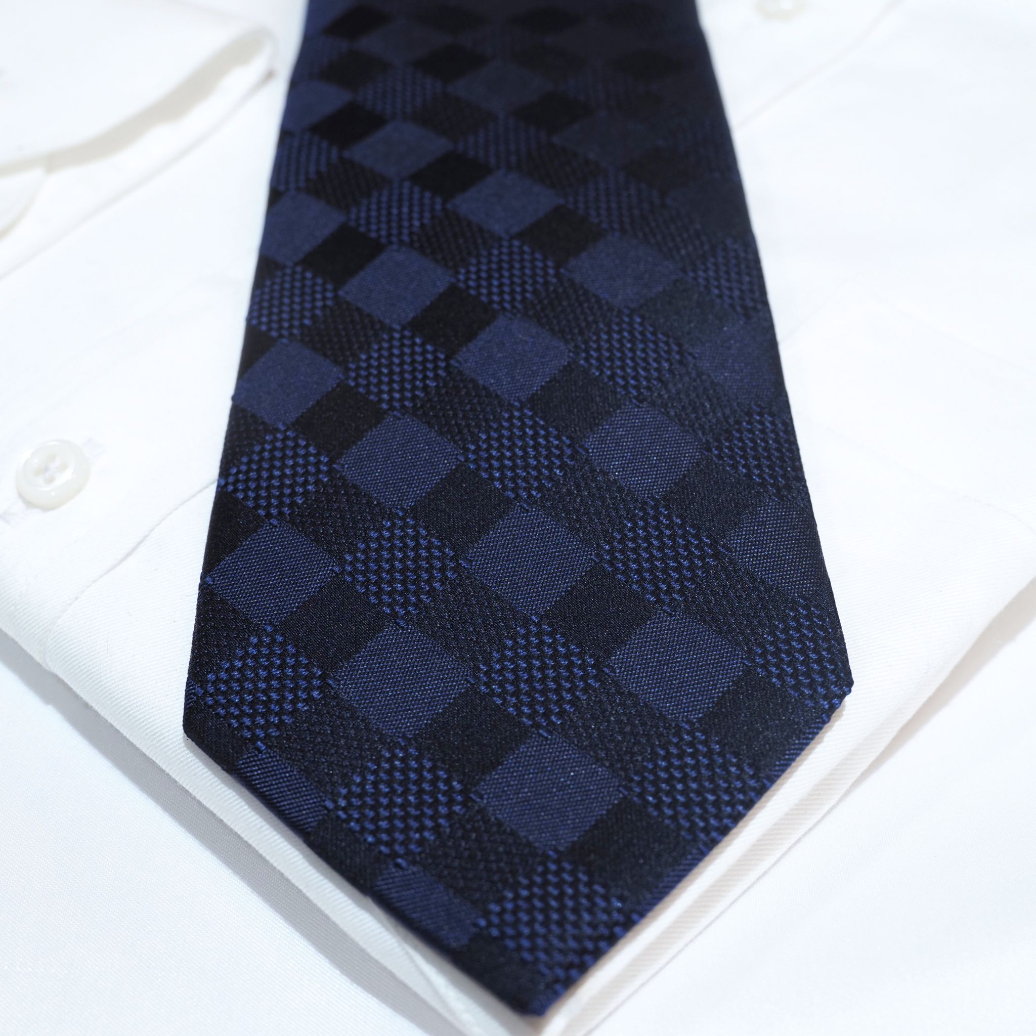 オリジナルソリッドタイ【紺】③
