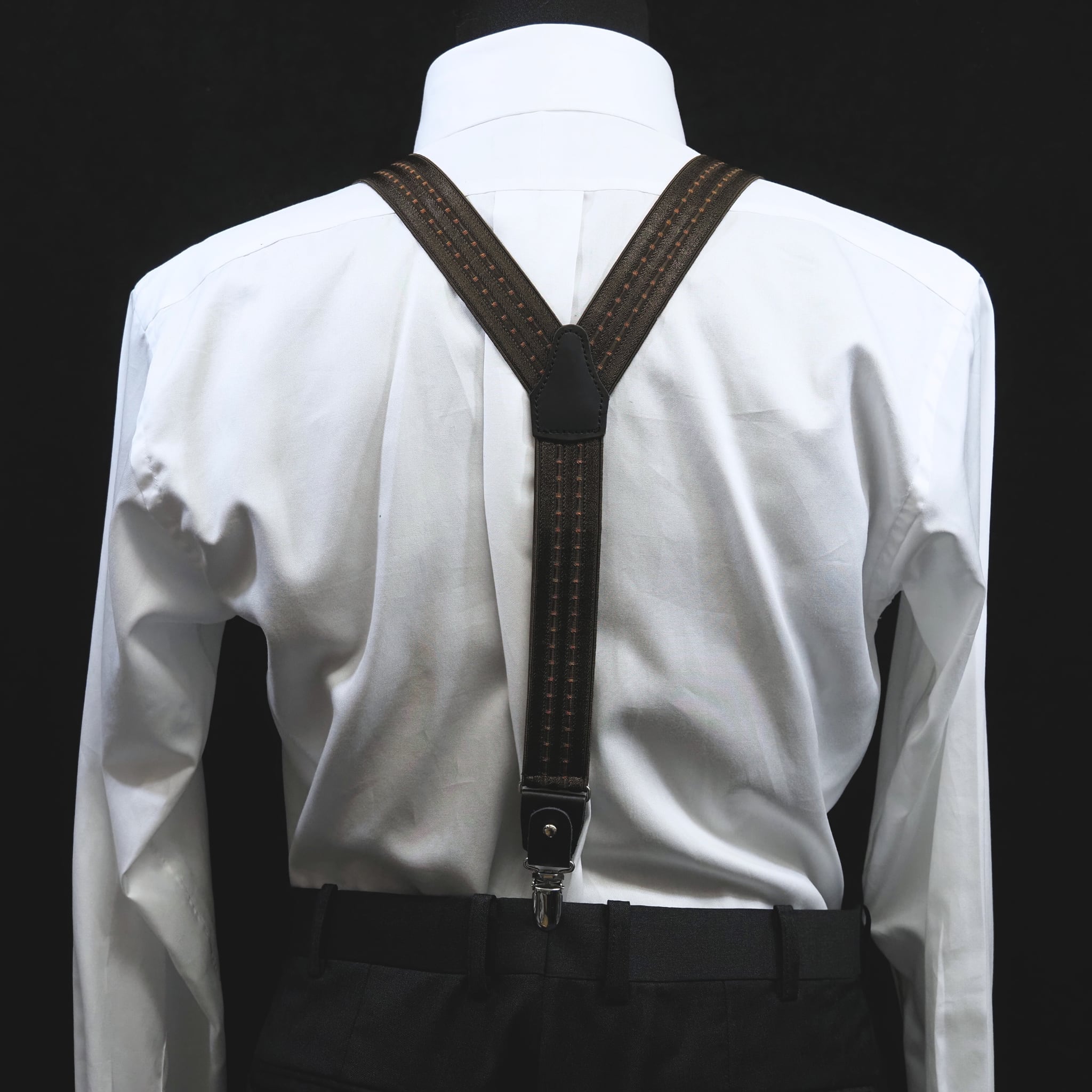 サスペンダー【ブラウン】