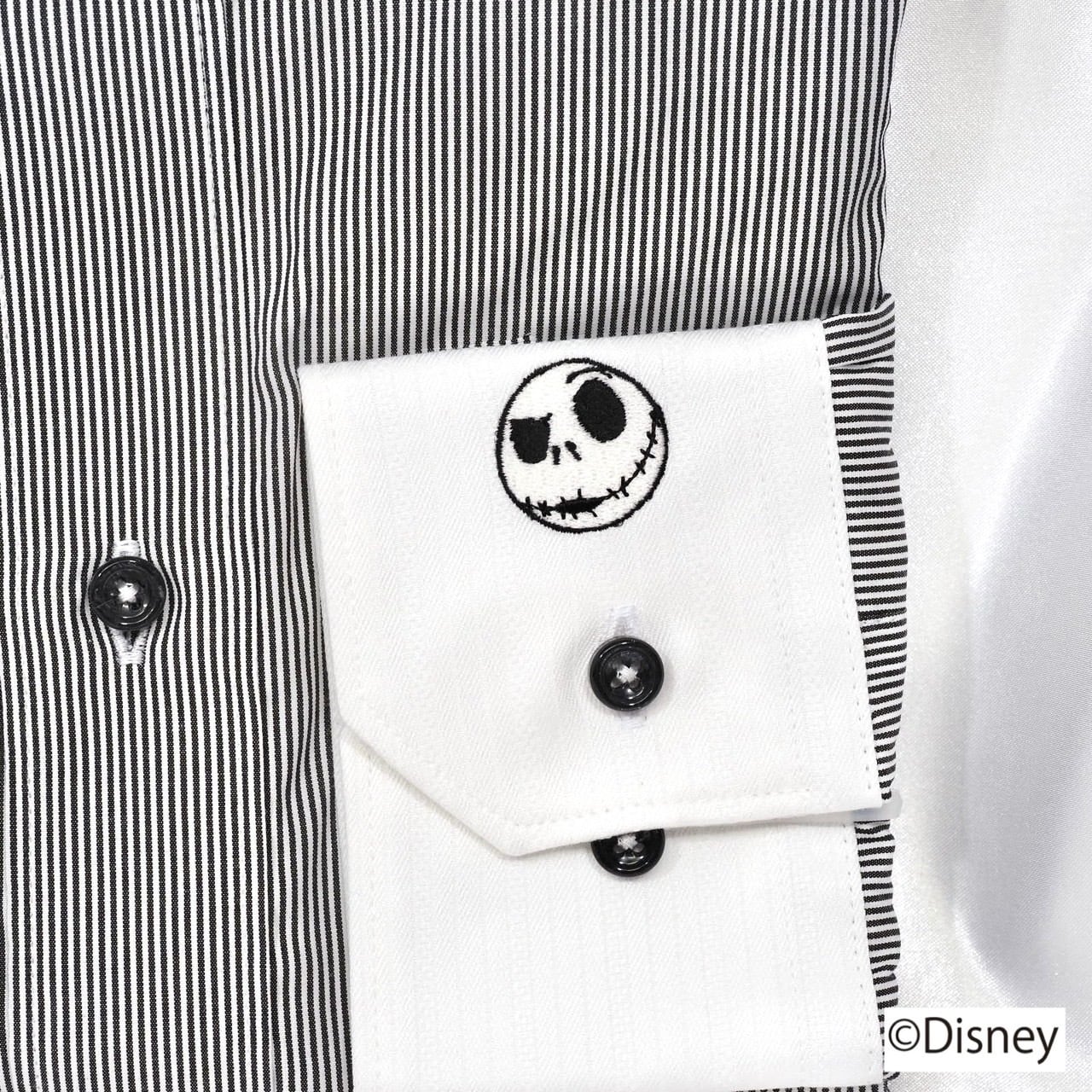 【Disney/ジャック・スケリントン】限定刺繍ワイシャツ　Lサイズ