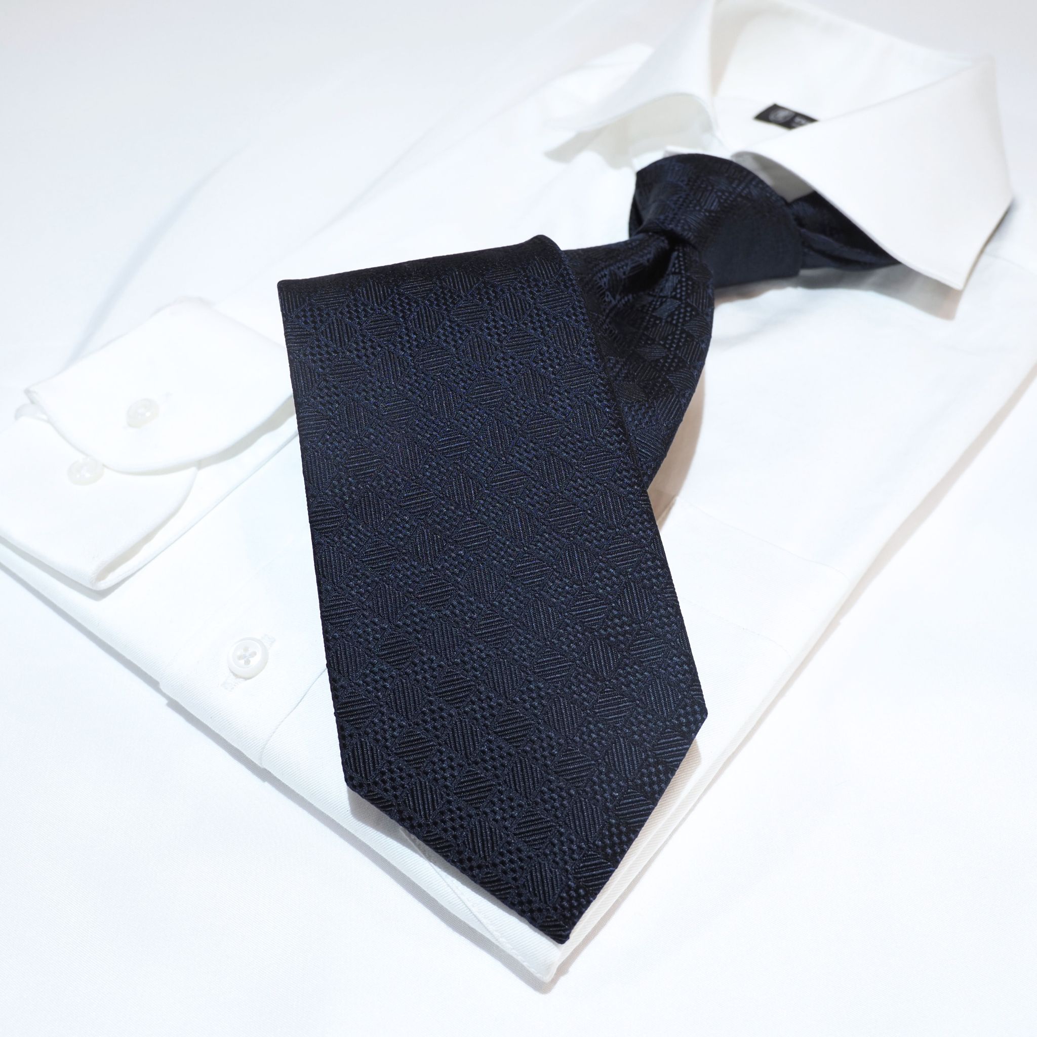 オリジナルソリッドタイ【濃紺】⑦