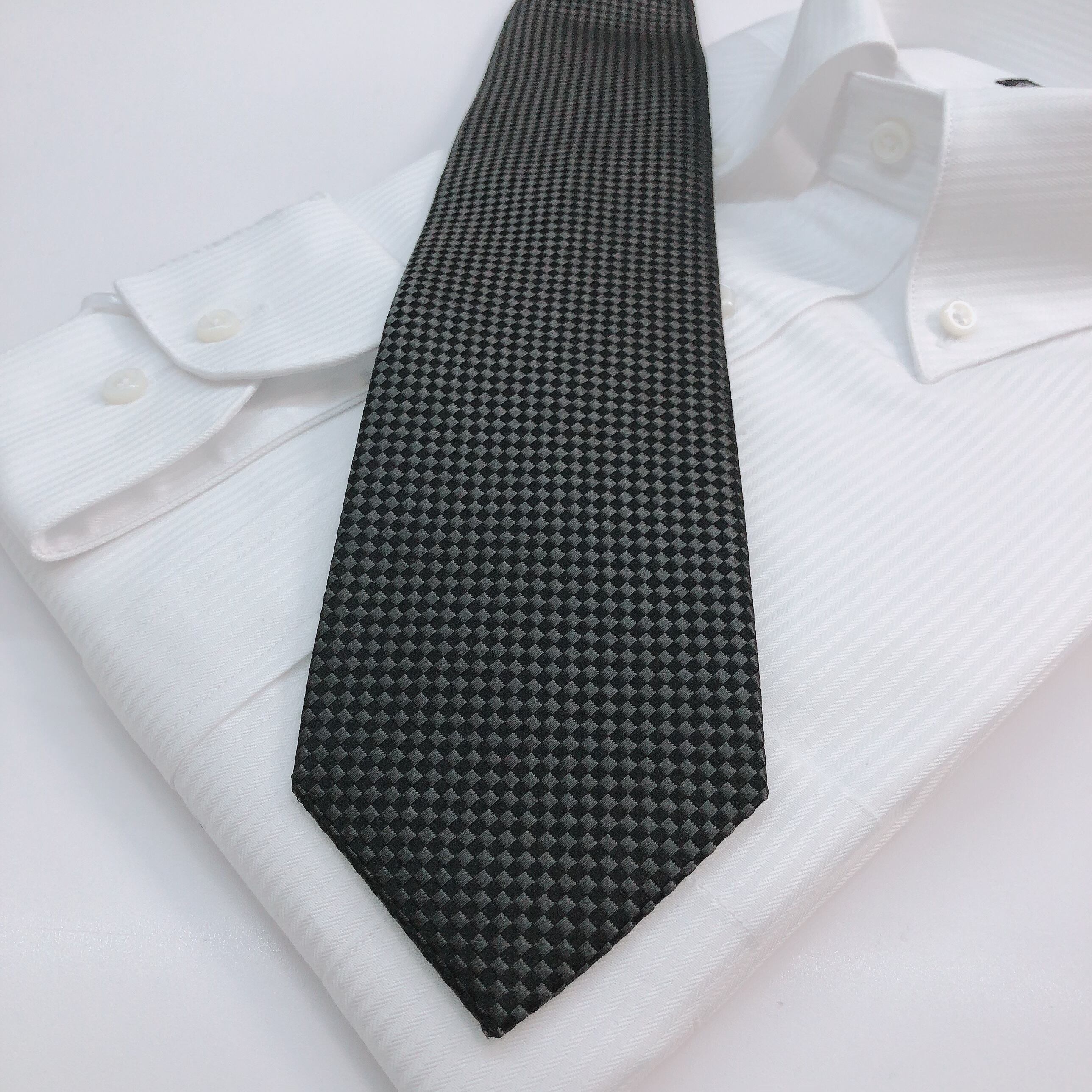 ソリッドタイ【チャコールグレー】