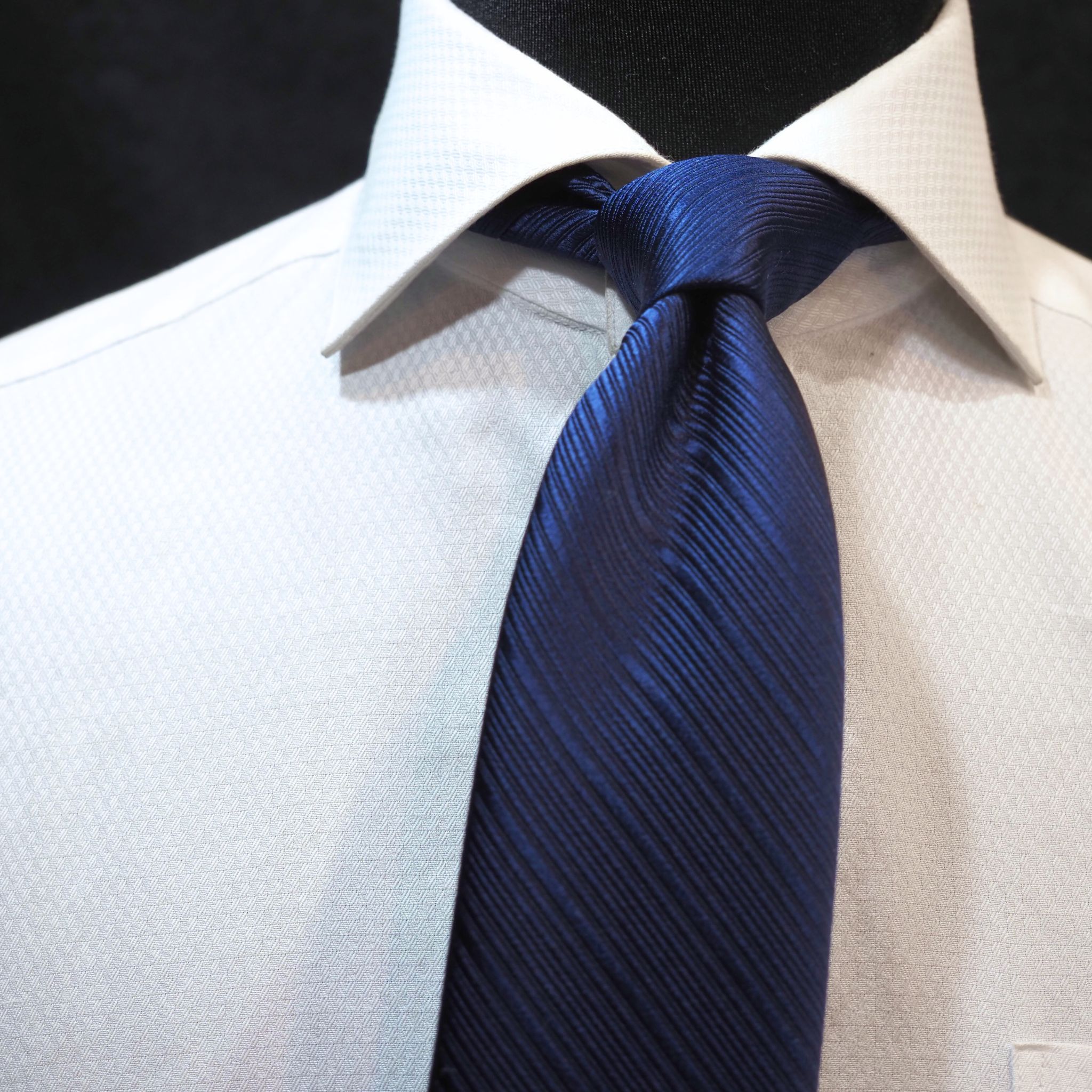オリジナルソリッドタイ【紺】⑥