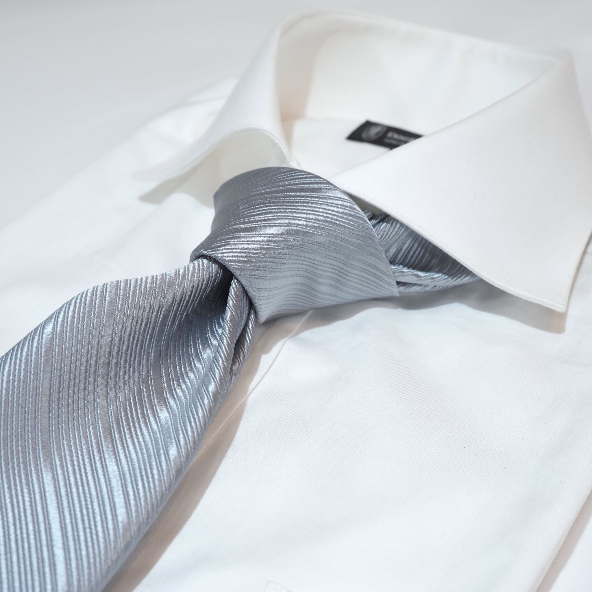 オリジナルソリッドタイ【シルバー】④