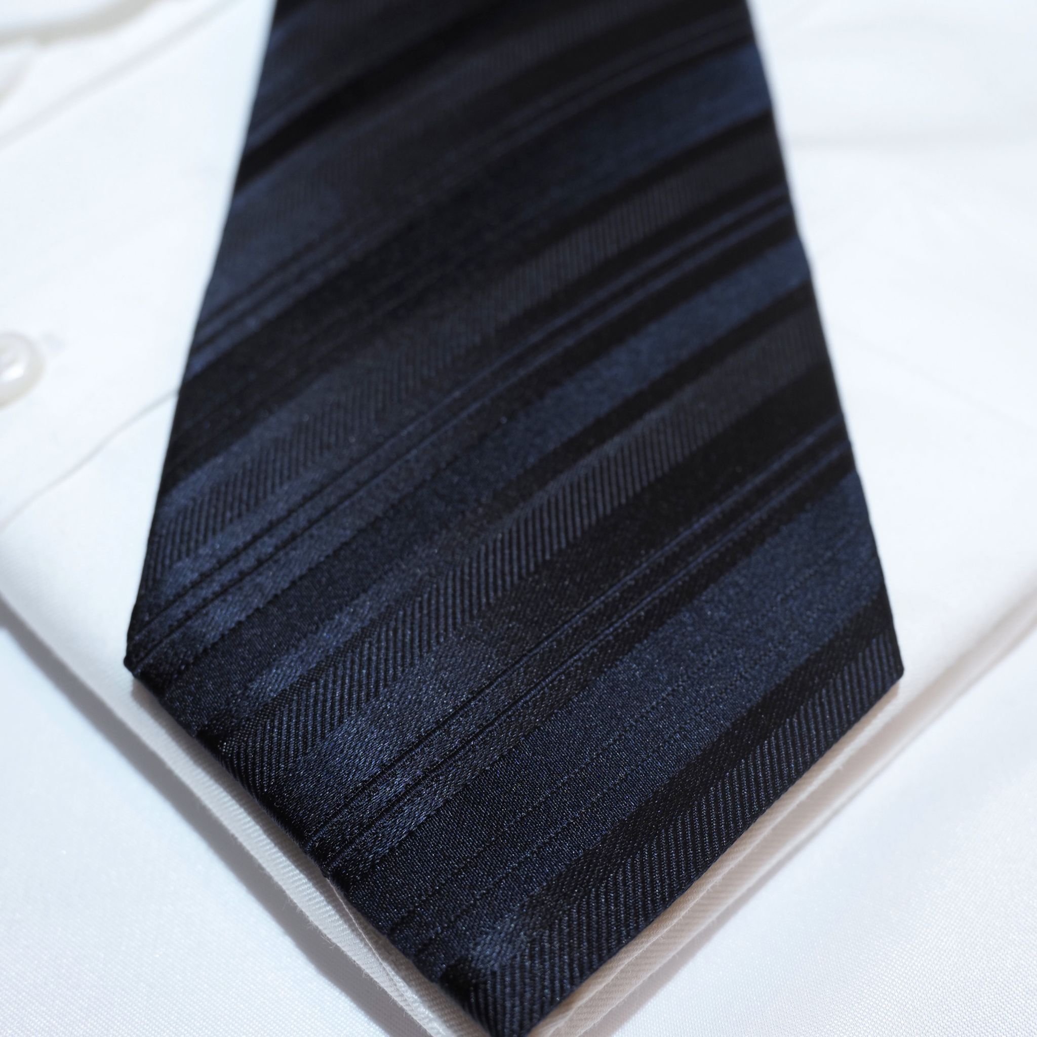 オリジナルソリッドタイ【濃紺】①