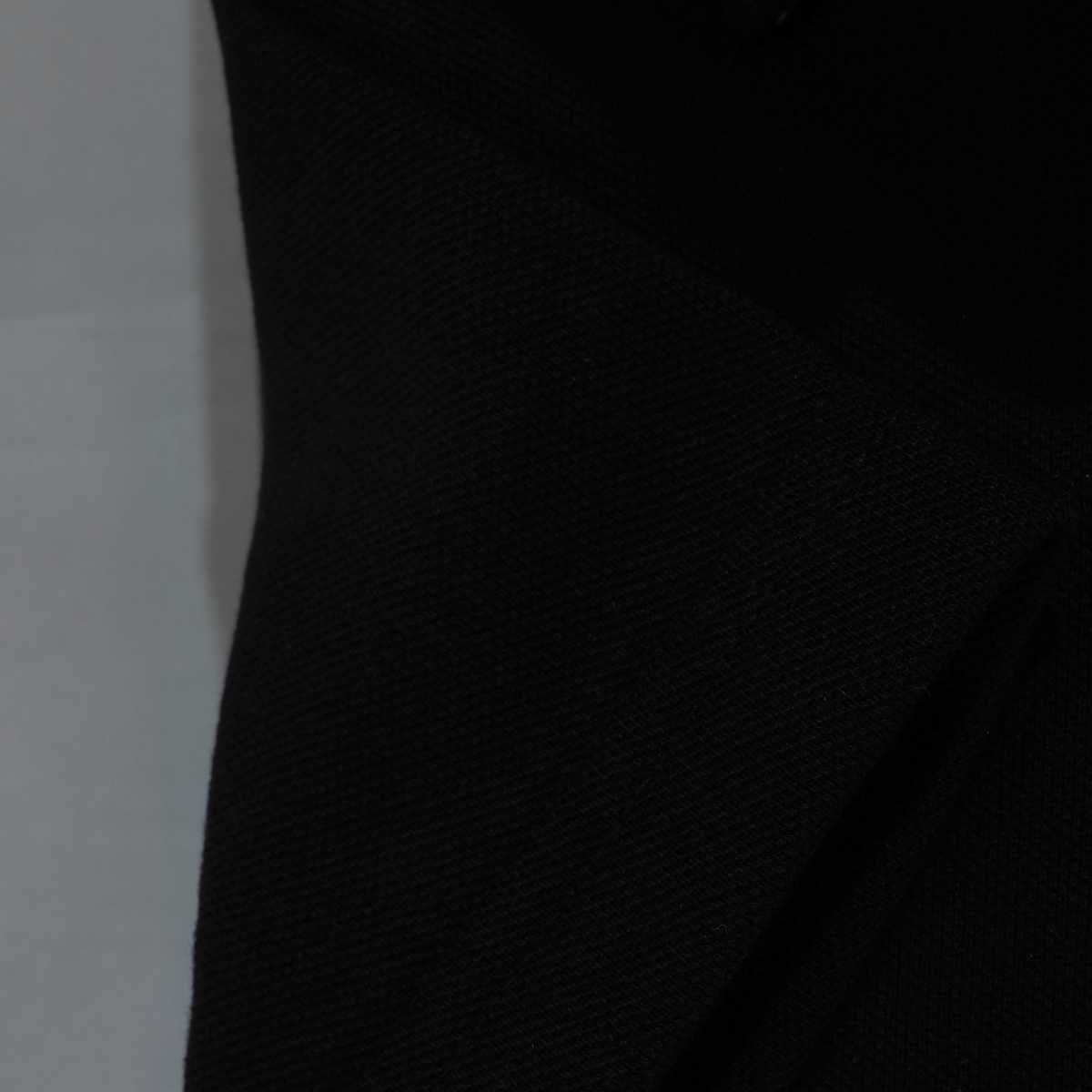 【半袖 LL】ニットポロシャツ　N326113   ブラック