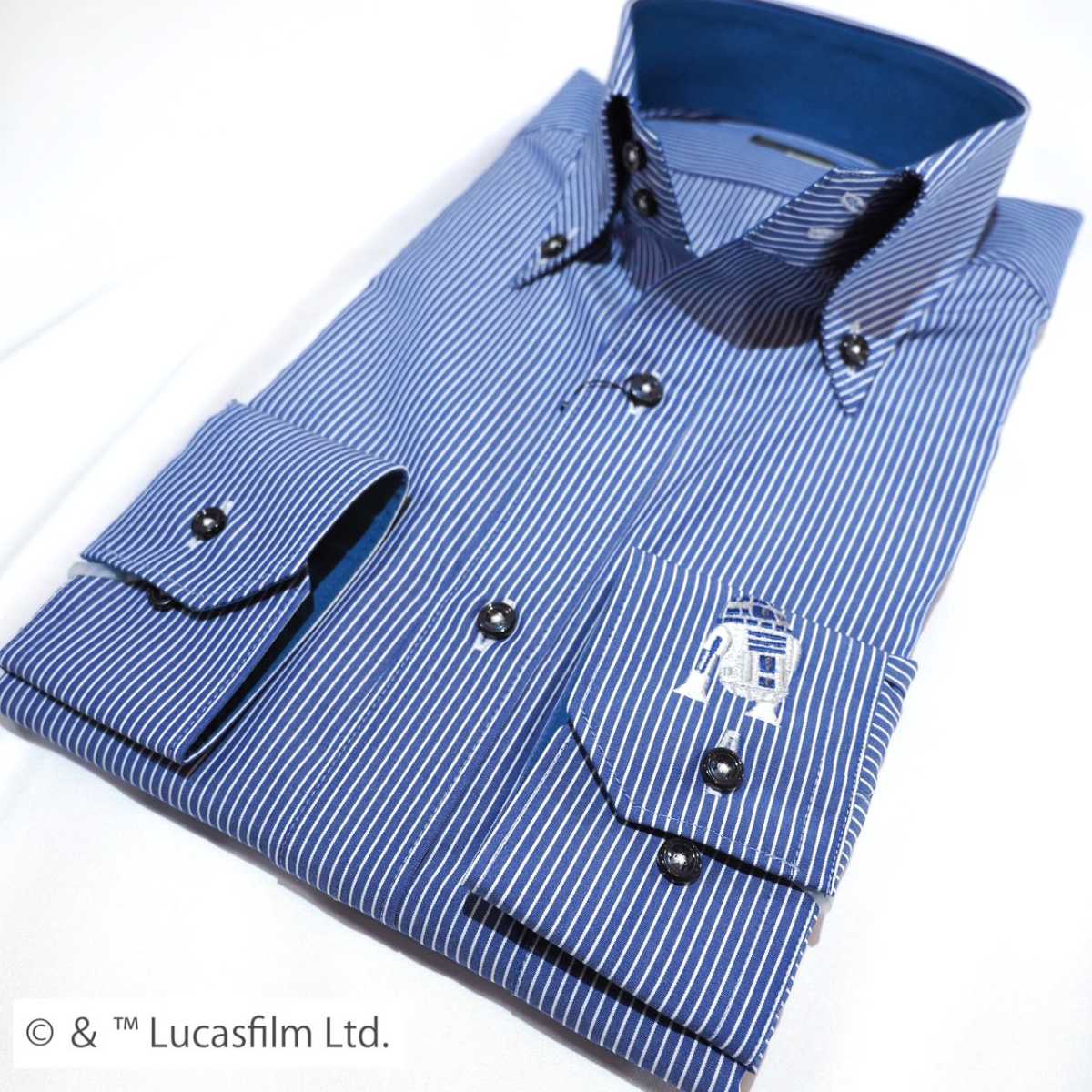 【STAR WARS / R2-D2】長袖ワイシャツMサイズ