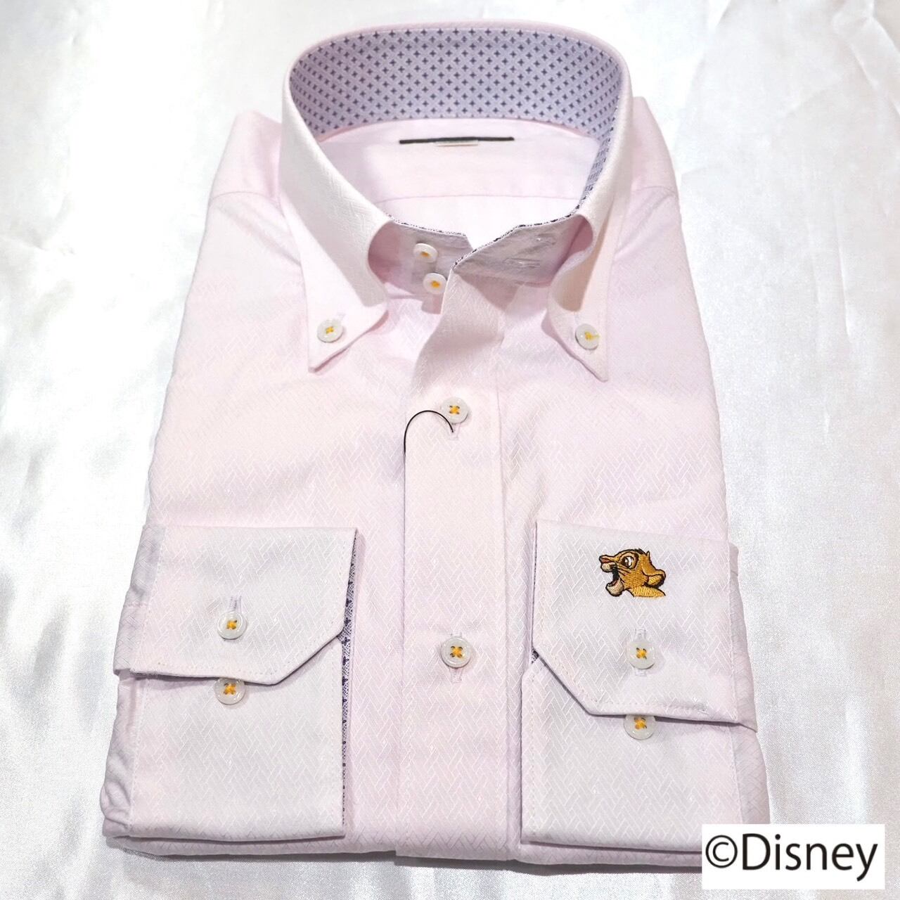 【Disney】ライオン・キング/刺繍ワイシャツ　【L】