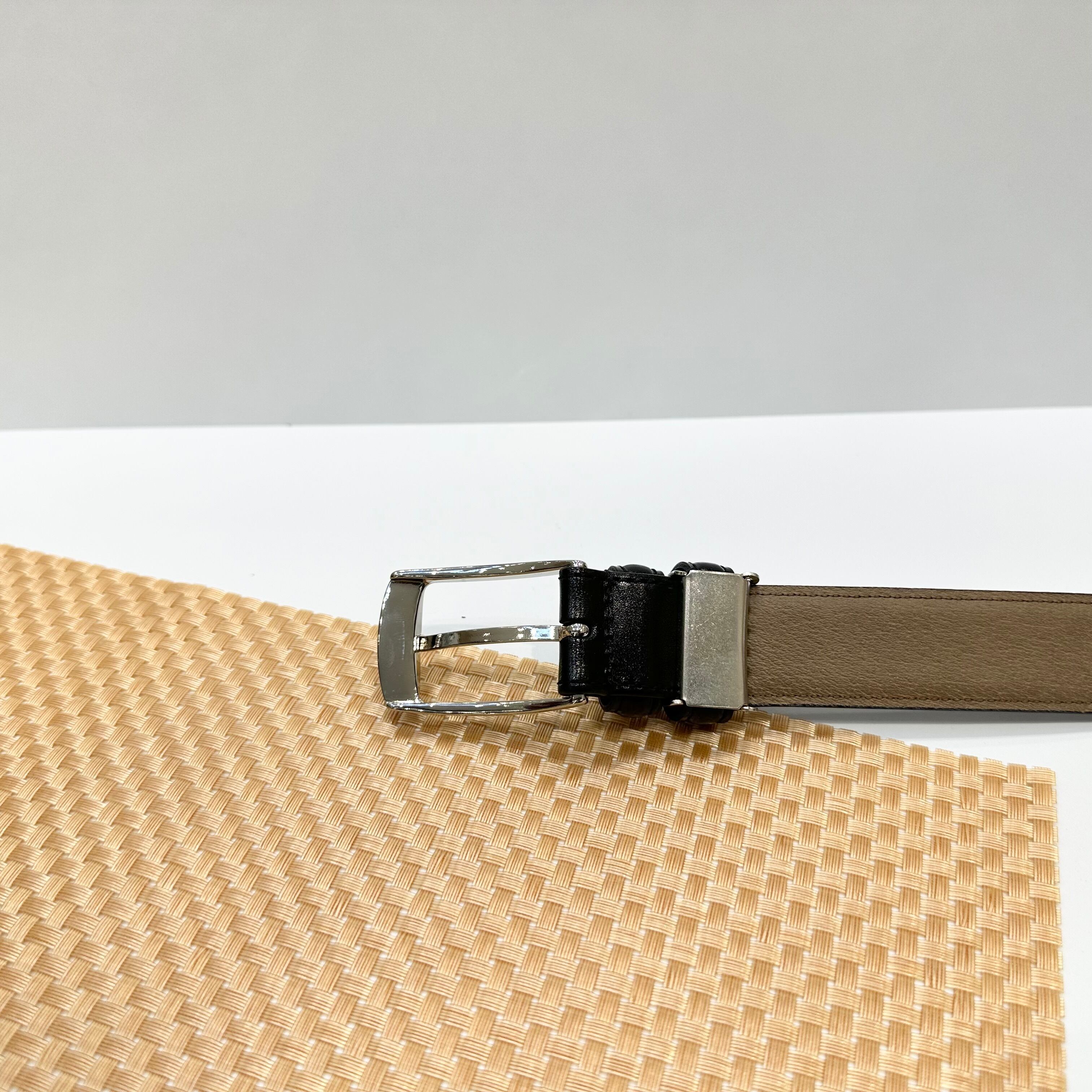 国産本革ベルト【黒】