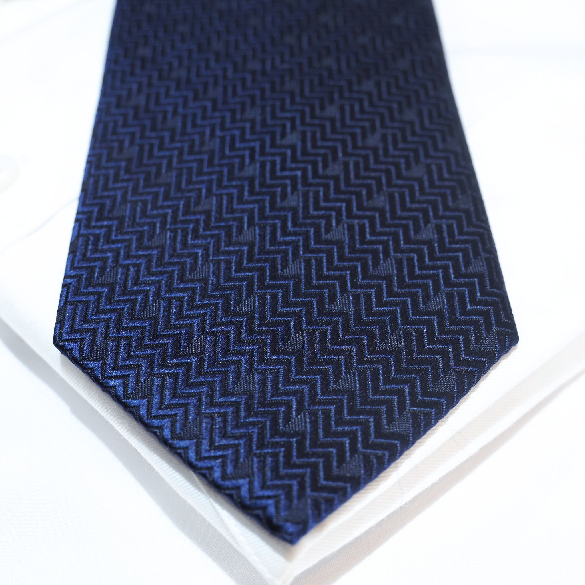 オリジナルソリッドタイ【紺】②