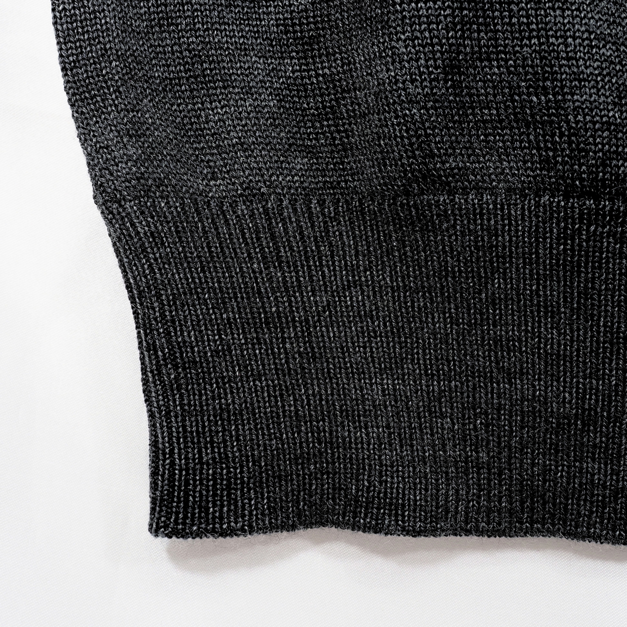 【オリジナルモックネックニット LLサイズ】グレー KN5101-25DB-2